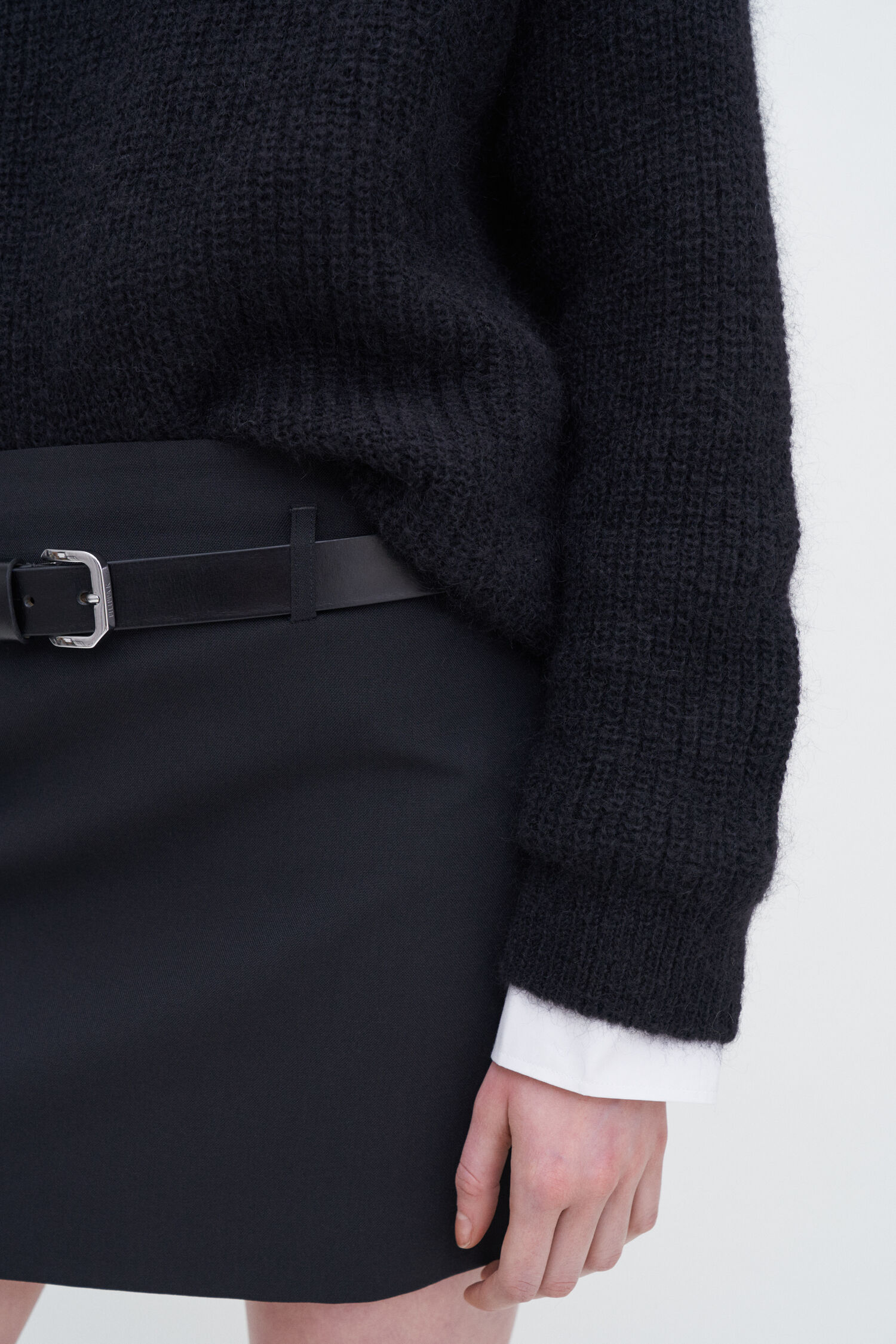 Ribbed Mohair Sweater