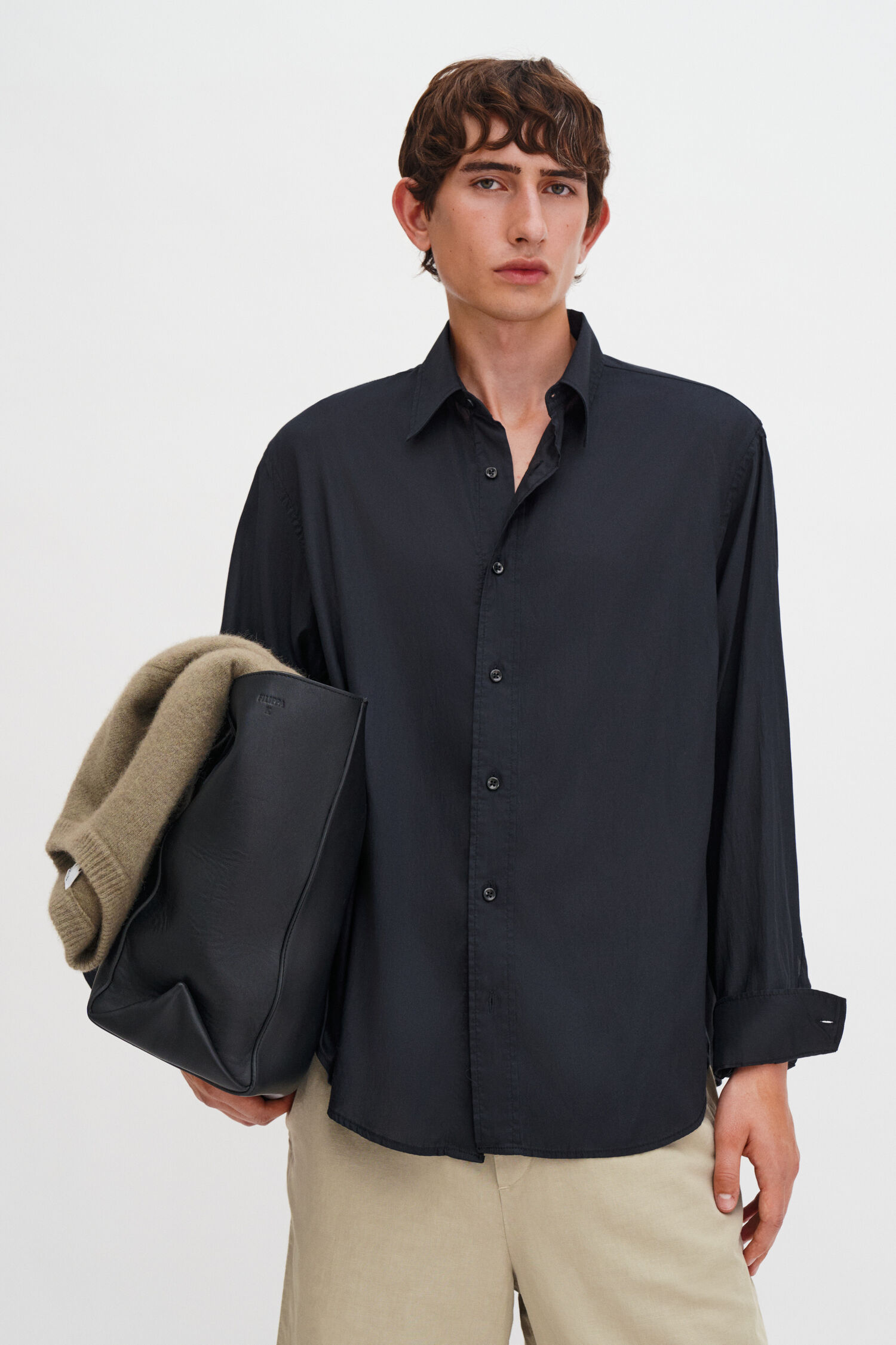 Relaxed Voile Shirt