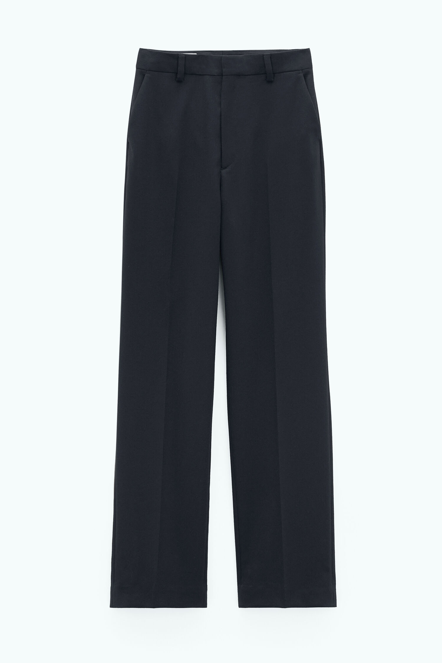 Mens black flannel trousers sale