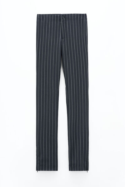 Slim Pinstripe Trousers