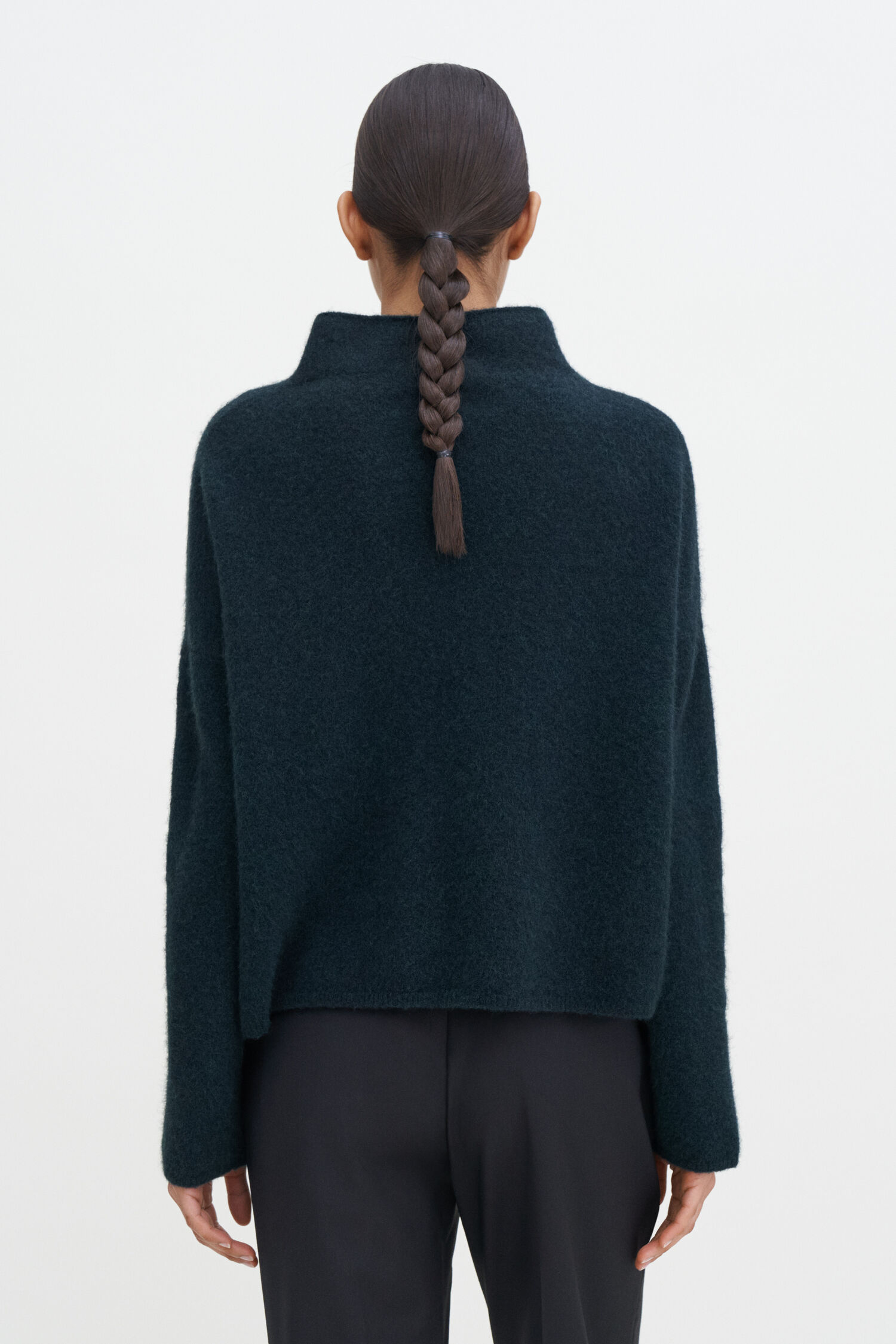 Mika Yak Forest Green Sweater