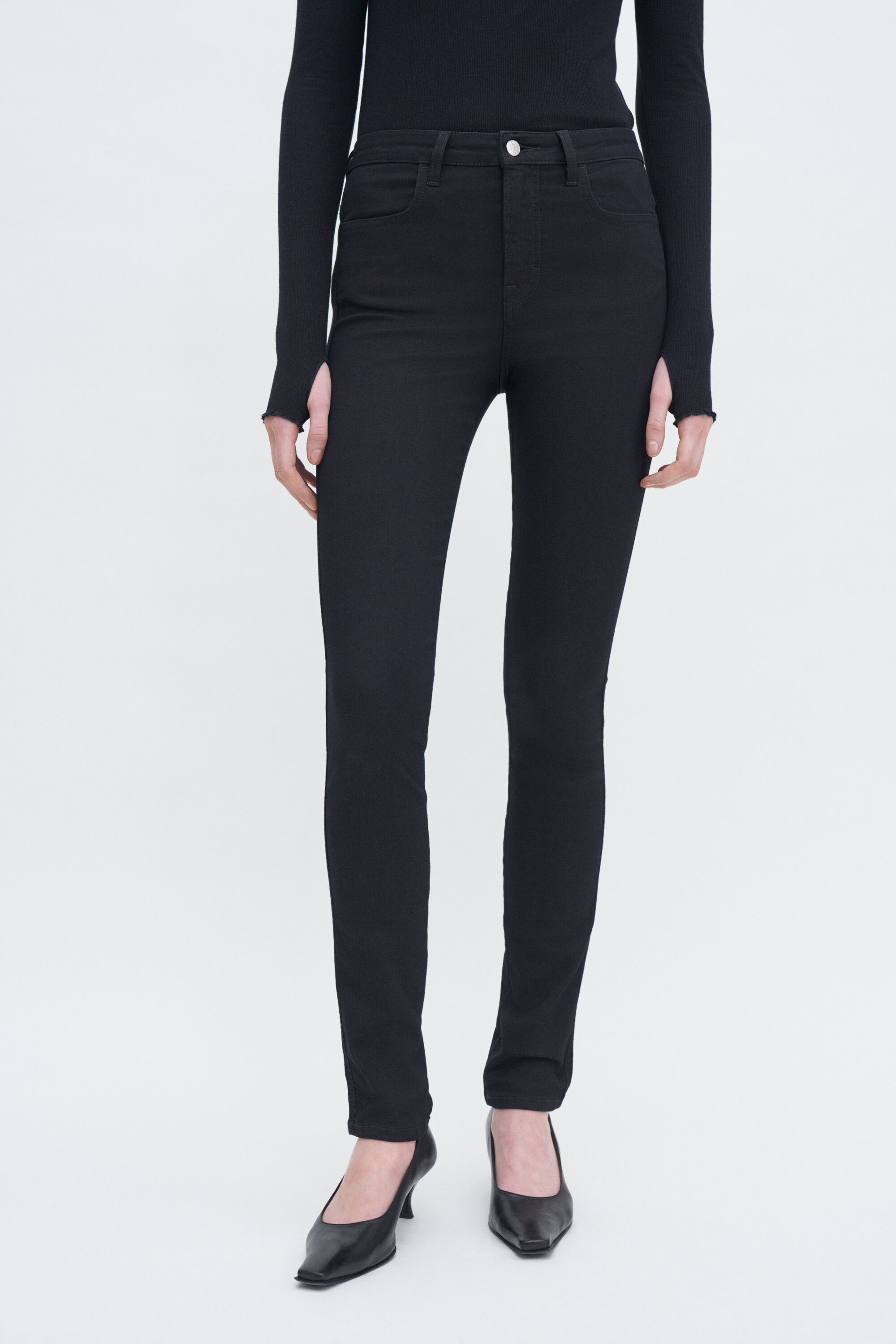 Lola Super Stretch Jeans - Black | FILIPPA K