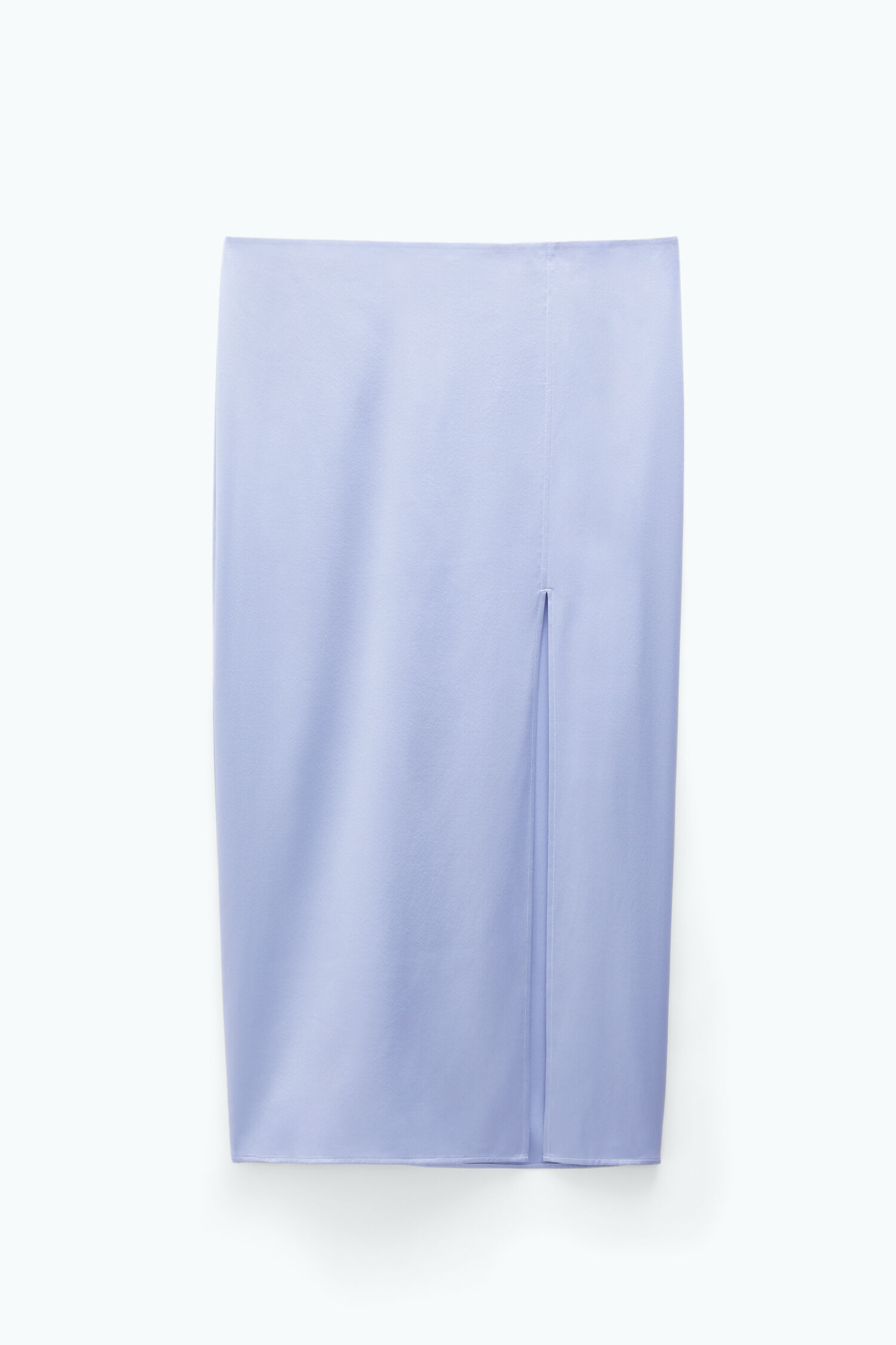 Silk Pencil Skirt