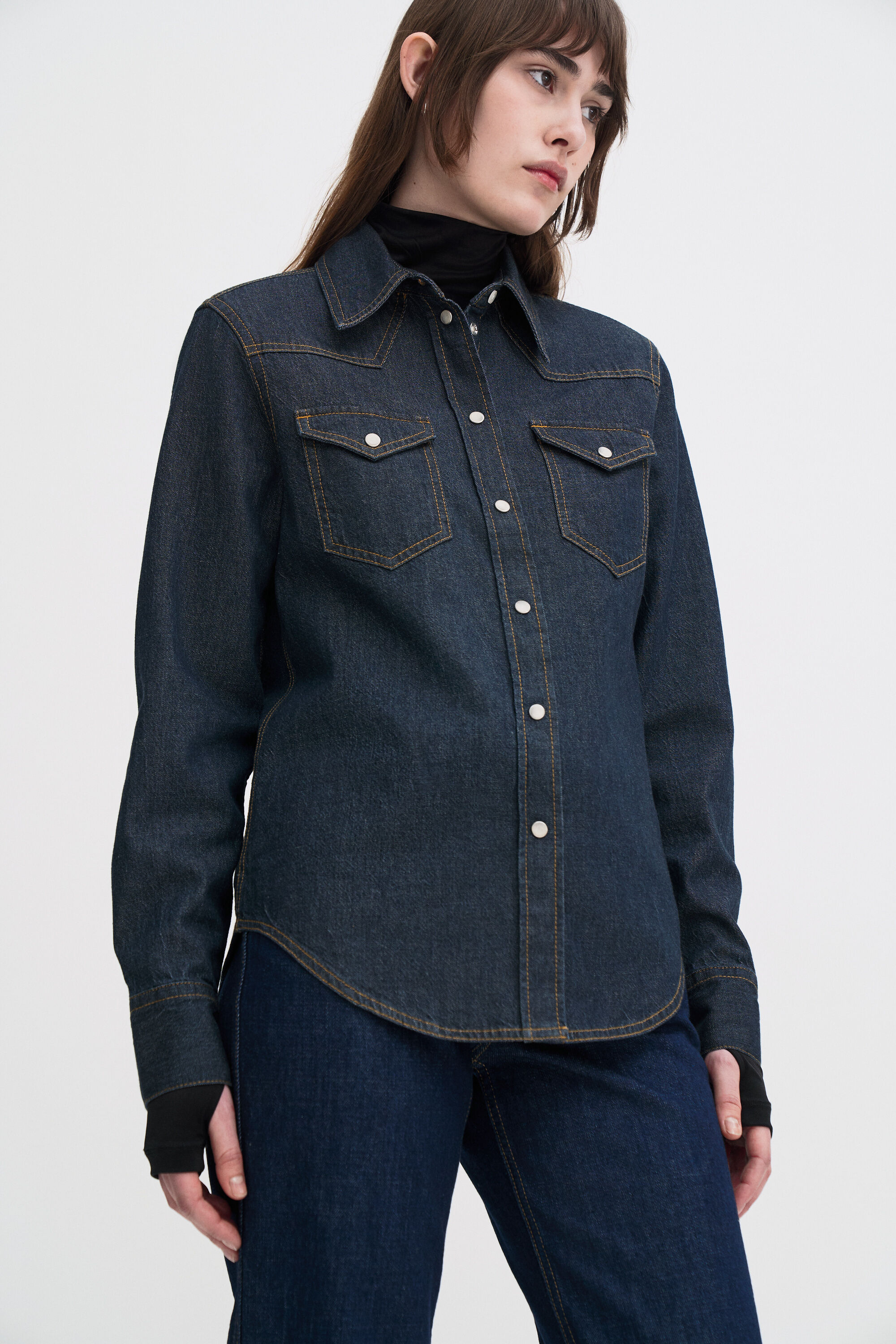Classic Denim Shirt - Rinsed Blue Wash | FILIPPA K
