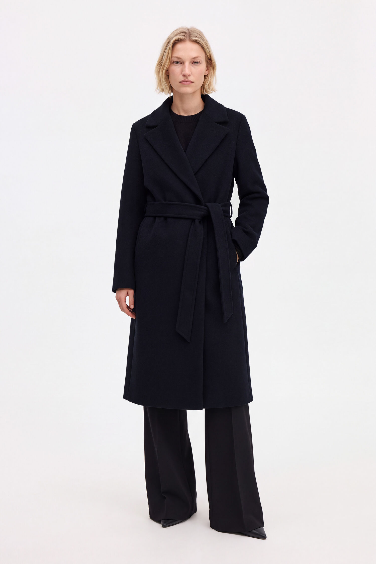 Charlotte Wool Belted Coat