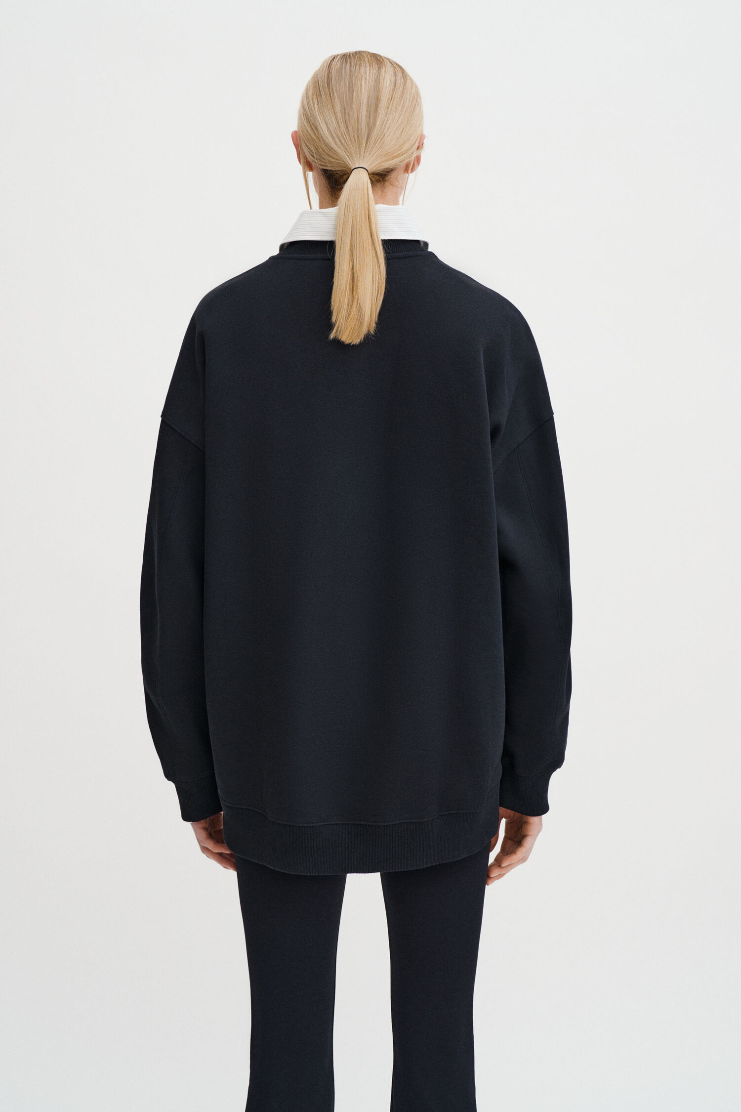 Oversized Brushed Cotton Sweat