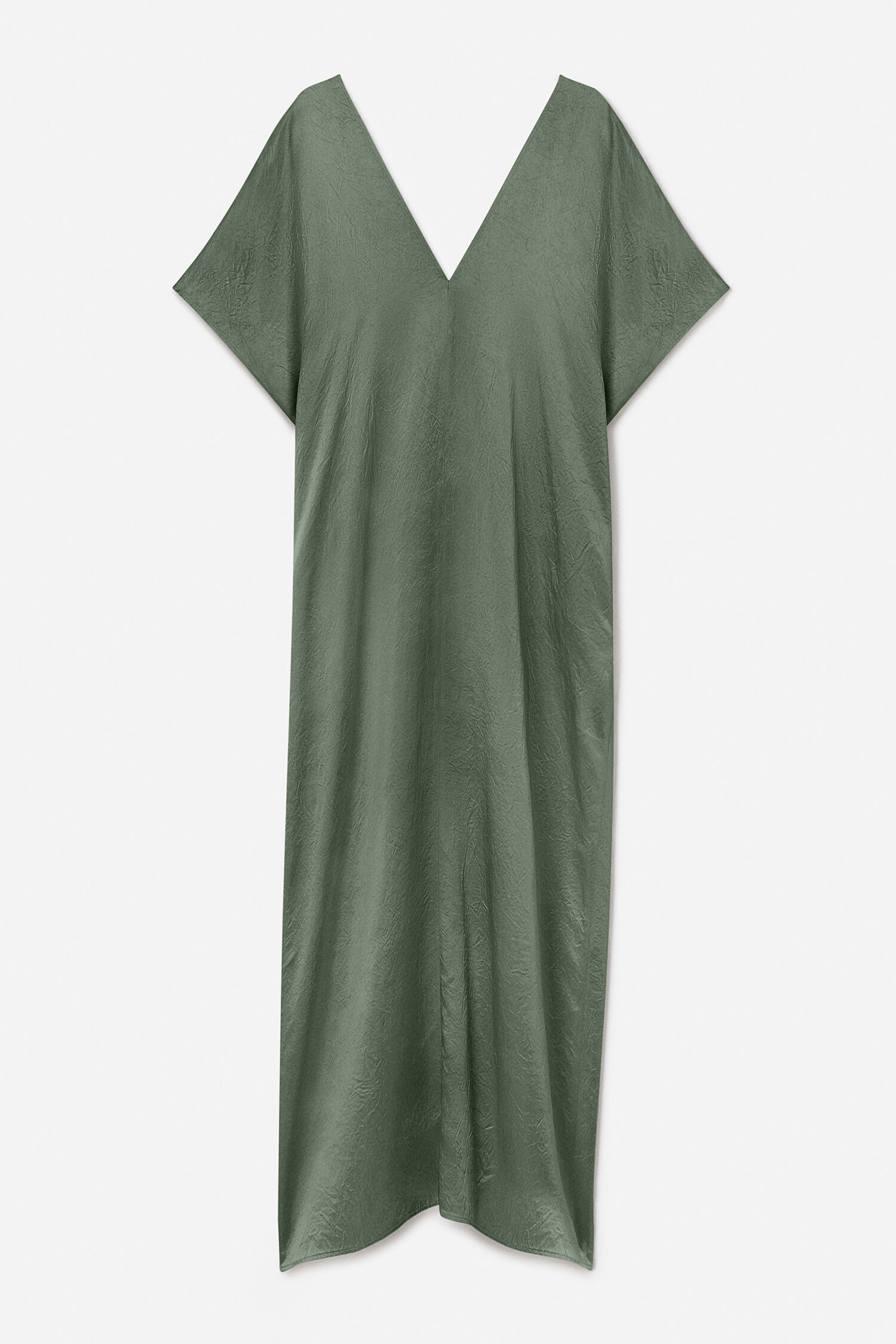 V-Neck Crinkle Kaftan