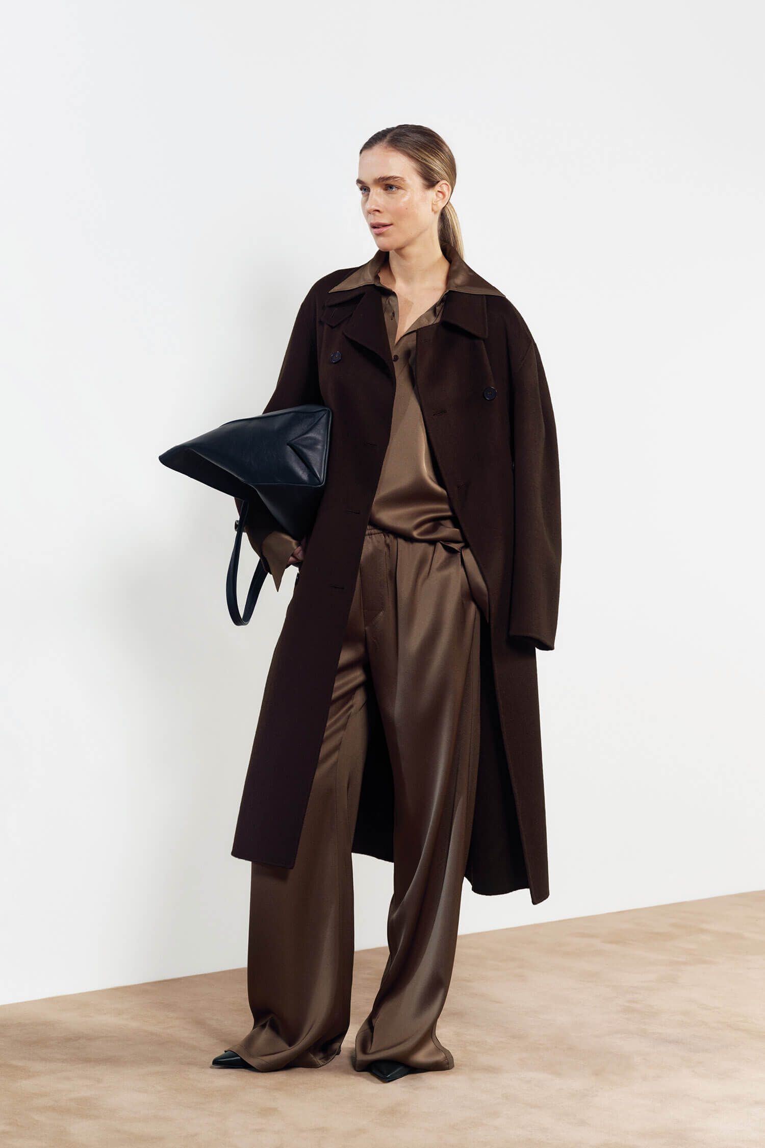Alexa Coat - Dark Chocolate | FILIPPA K