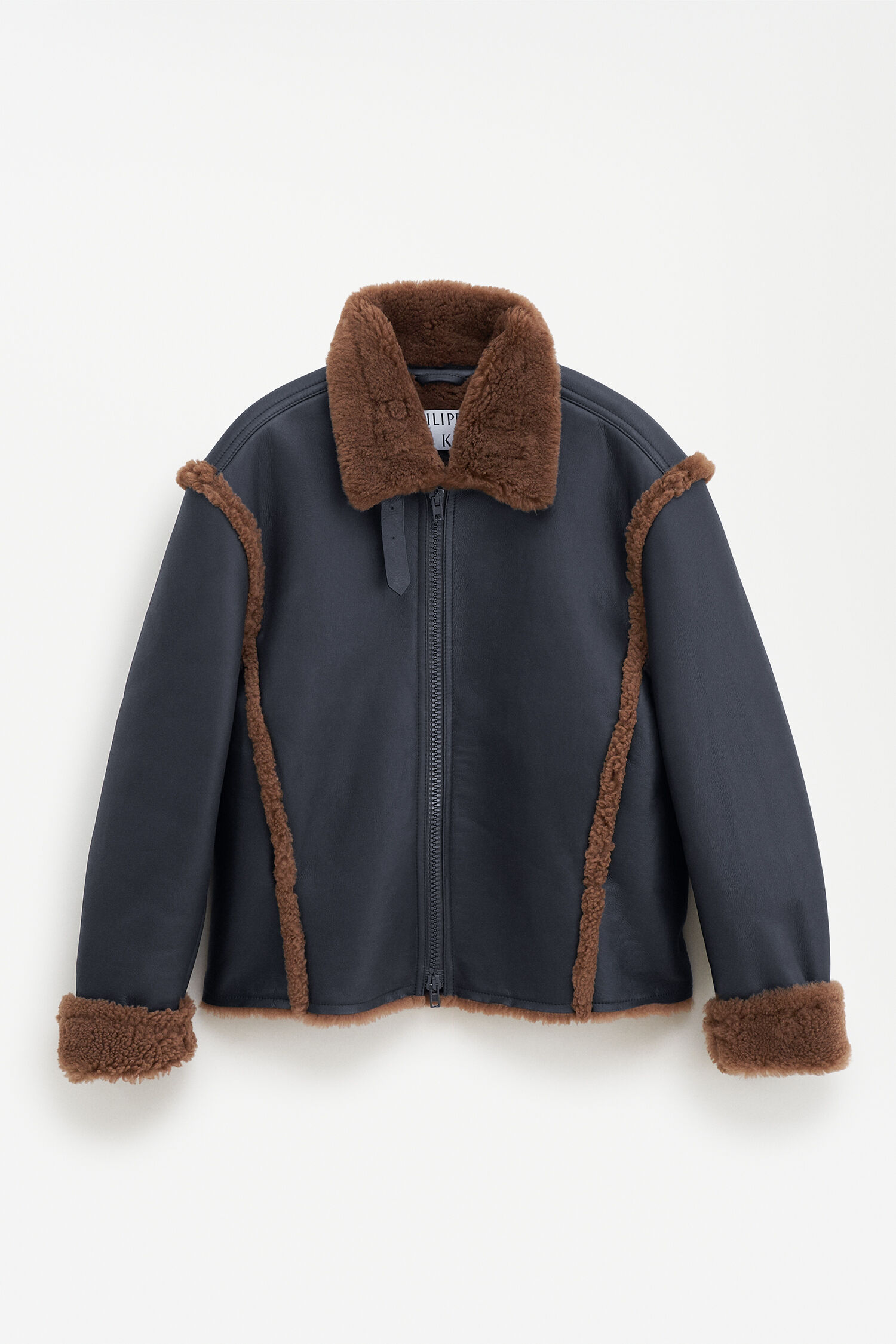 Shearling Aviator Jacket Worn Brown Filippa K