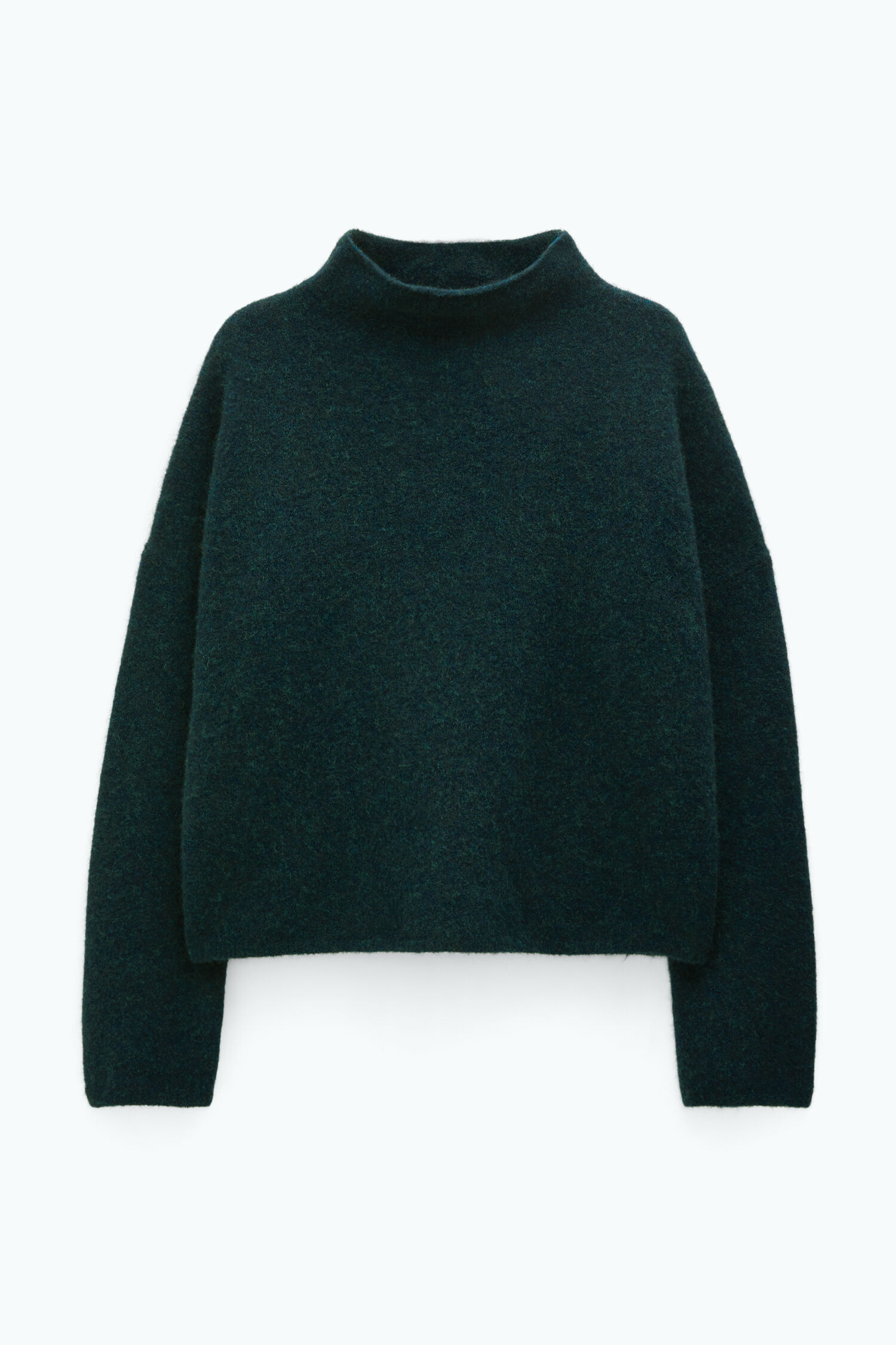 Mika Yak Funnelneck Sweater - Forest Green | Filippa K