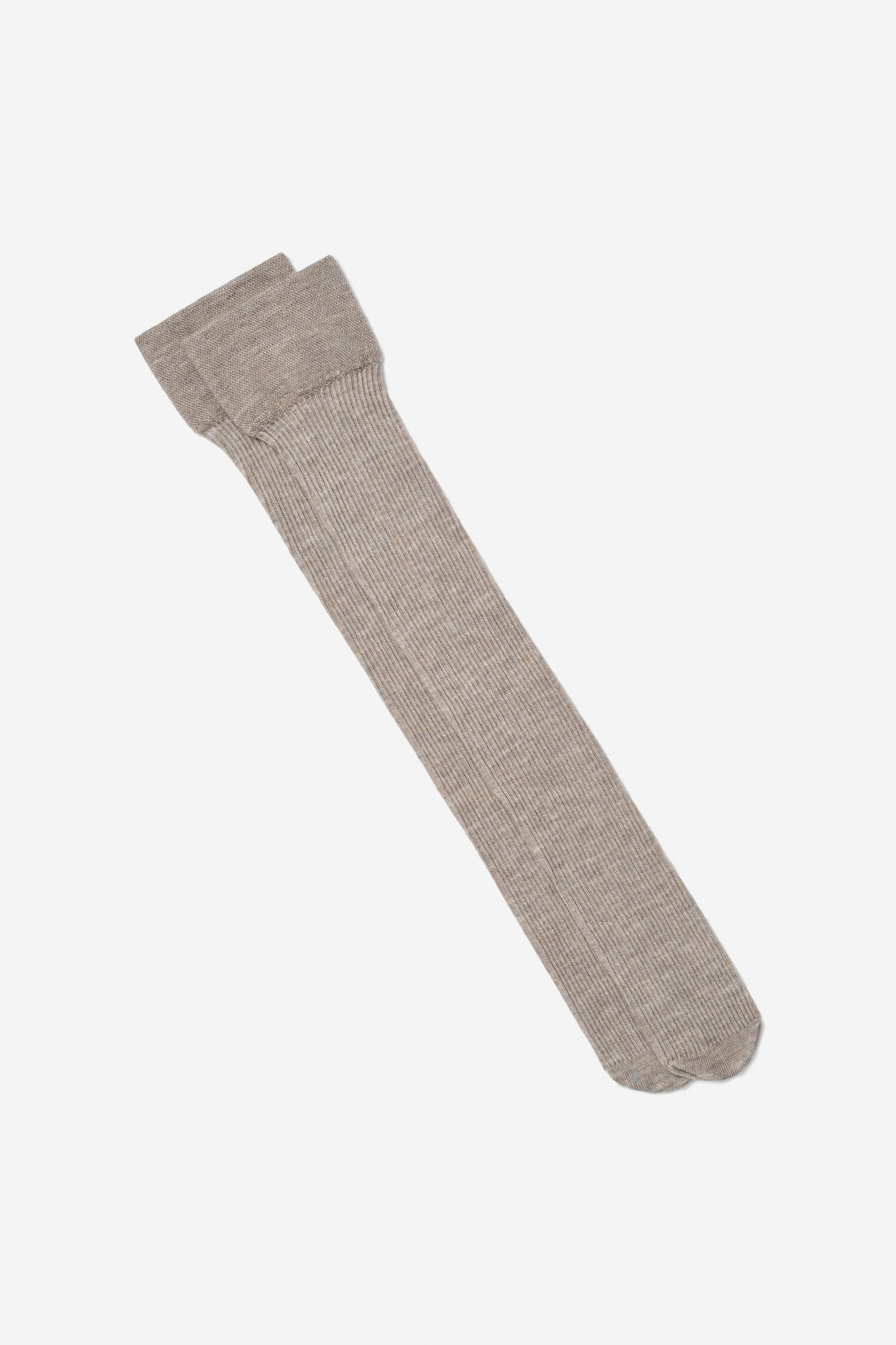 Diana Ribbed Wool Knee-High