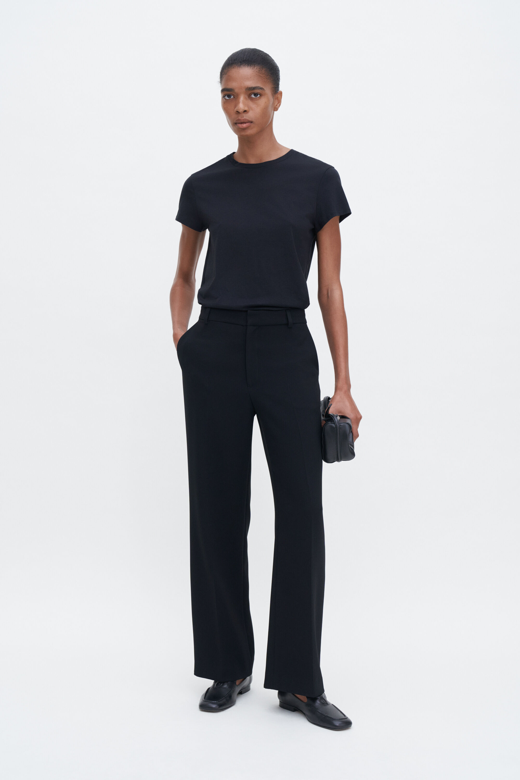 Soft Cotton Tee - Black | FILIPPA K