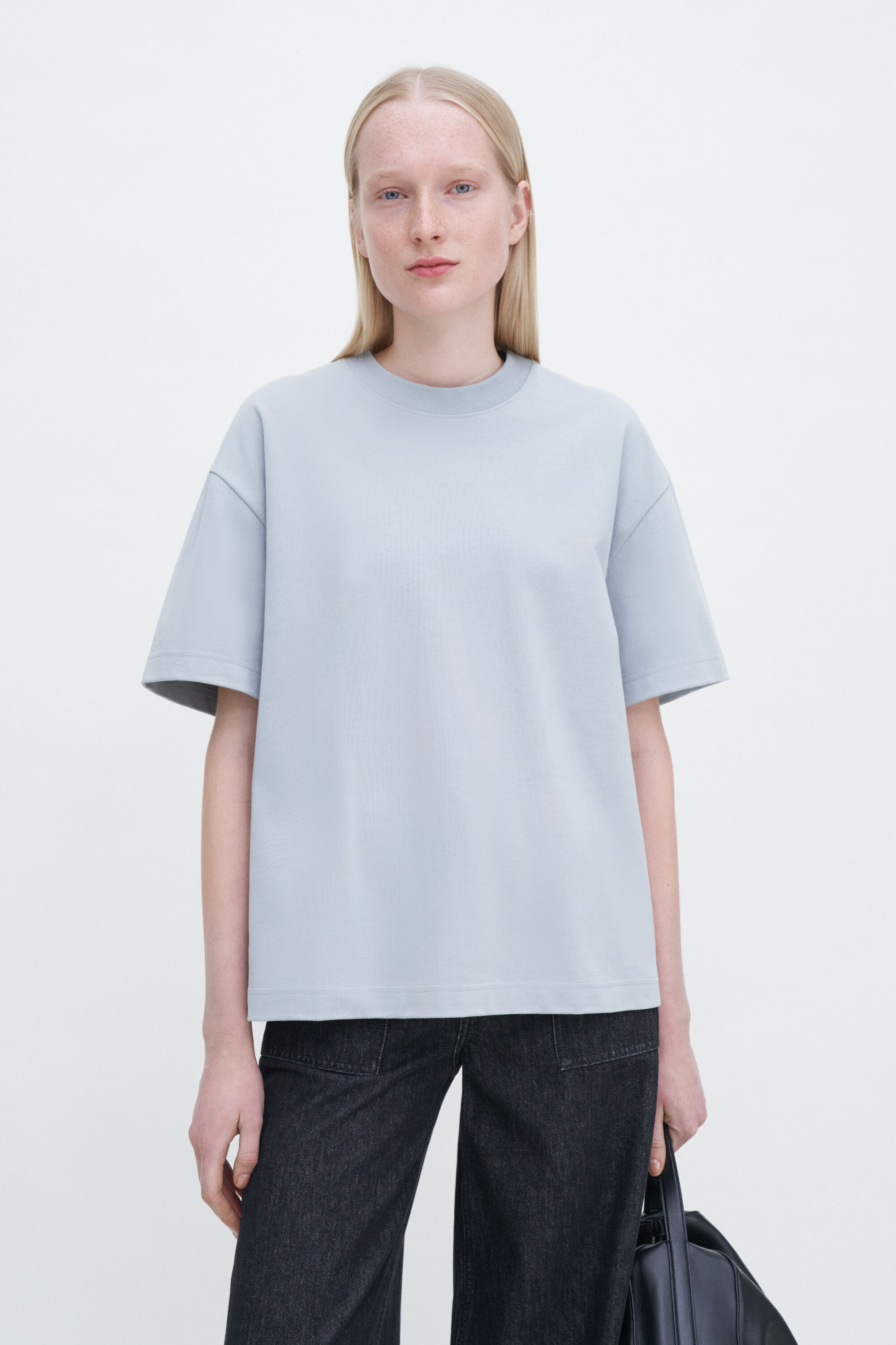 Tシャツ・カットソー [FRECKLE] oversize crop mtm 069D91DE-30C2-4067-848A-