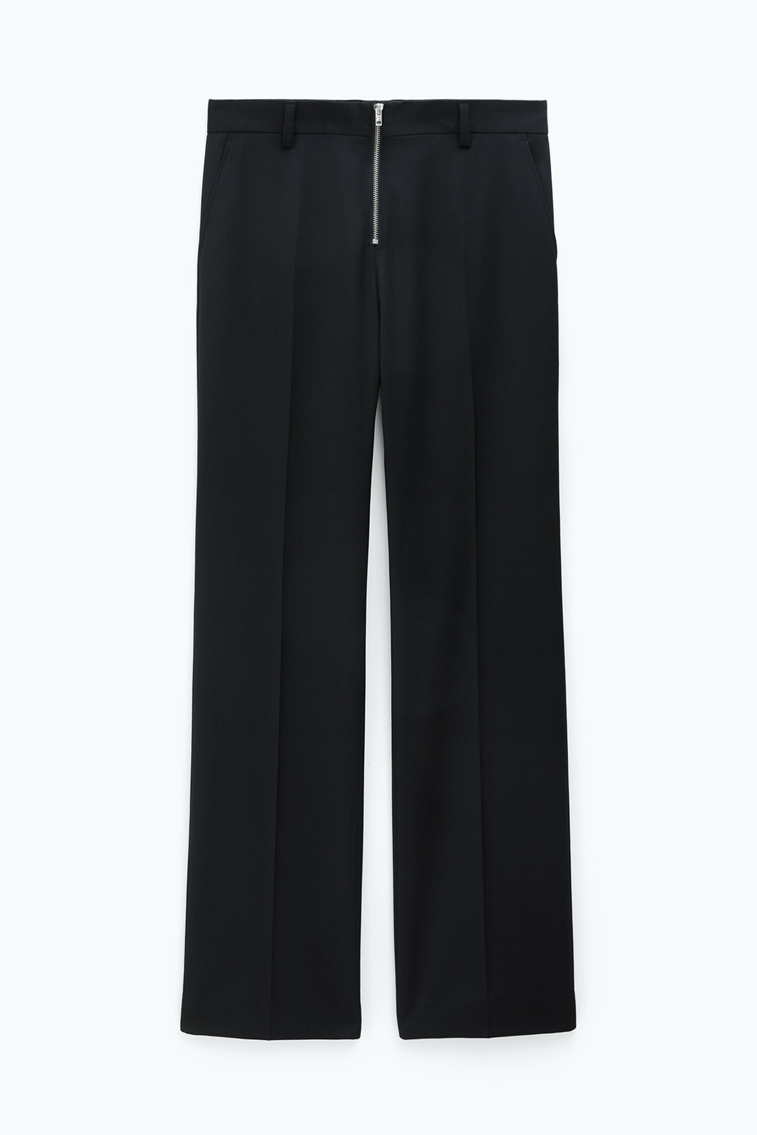 Bootcut Zip Trousers