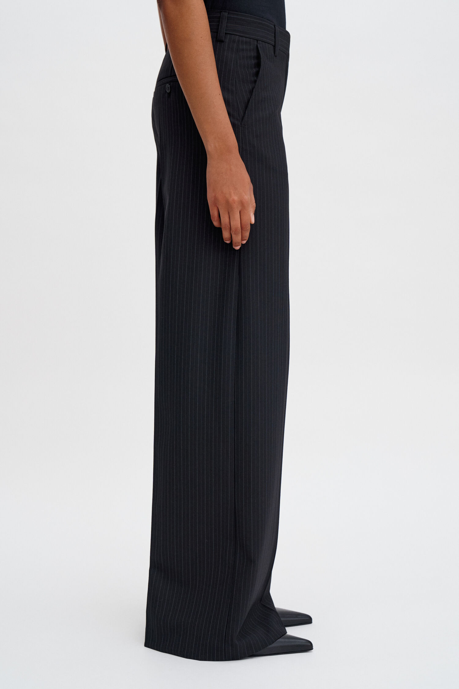 Harlow Pinstripe Trousers