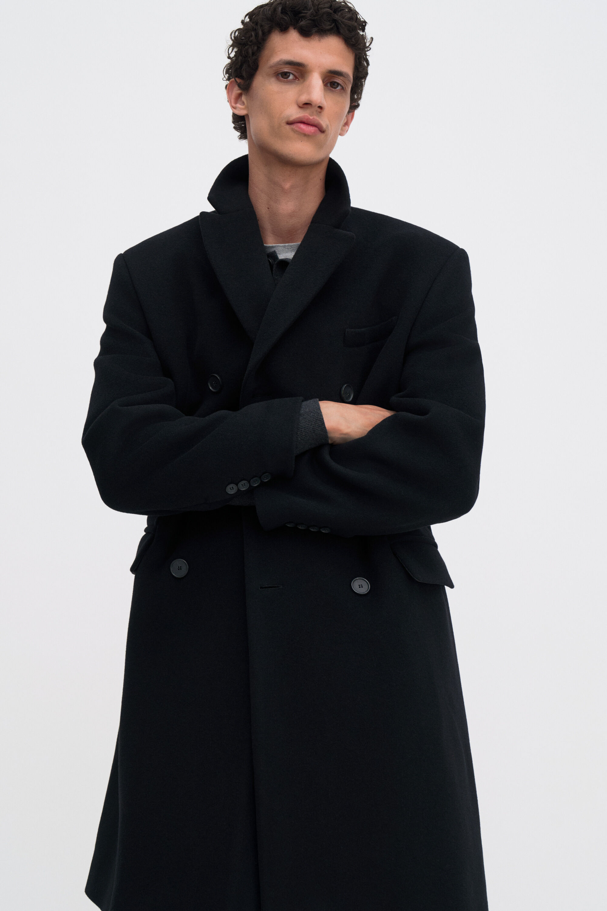 Patrick Overcoat - Black | FILIPPA K