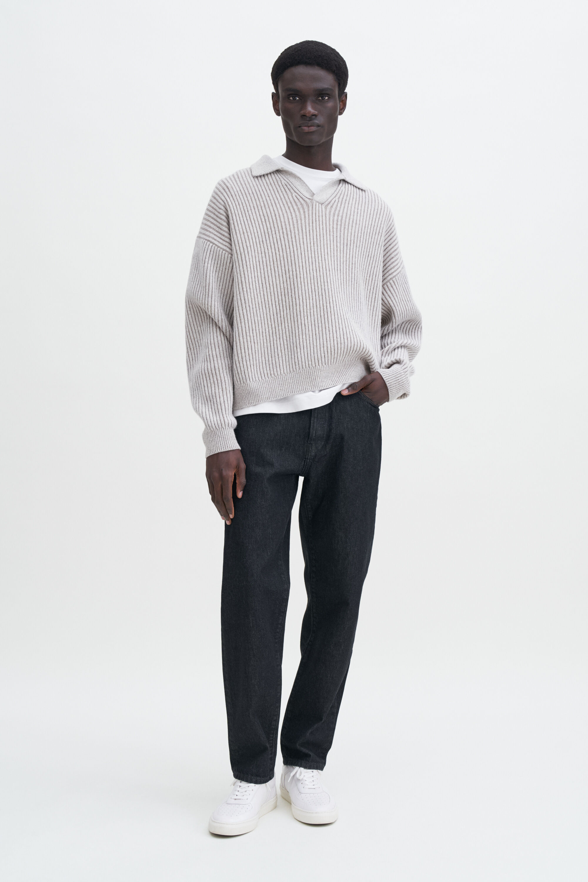 Tapered cropped jeans store