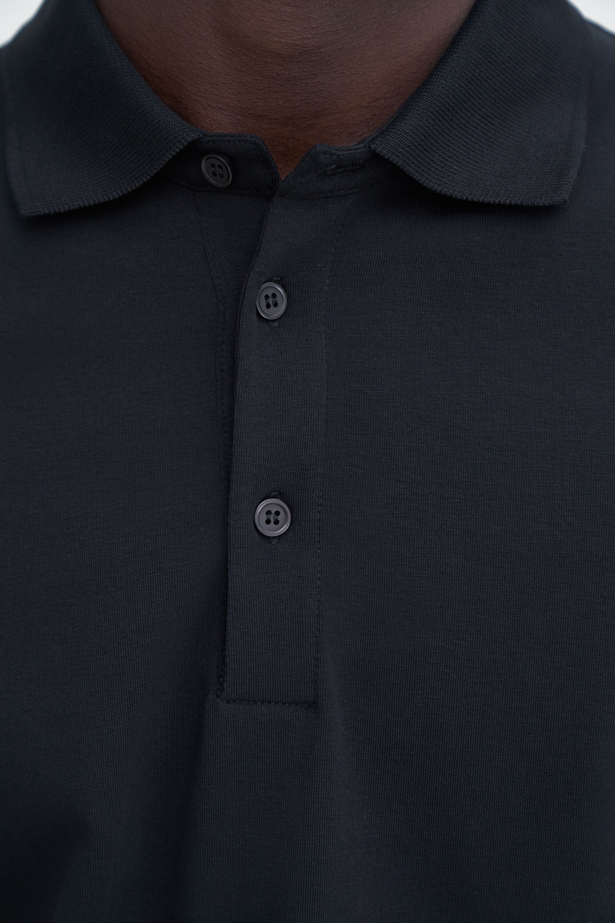 Luke Stretch Polo Shirt Black Filippa K