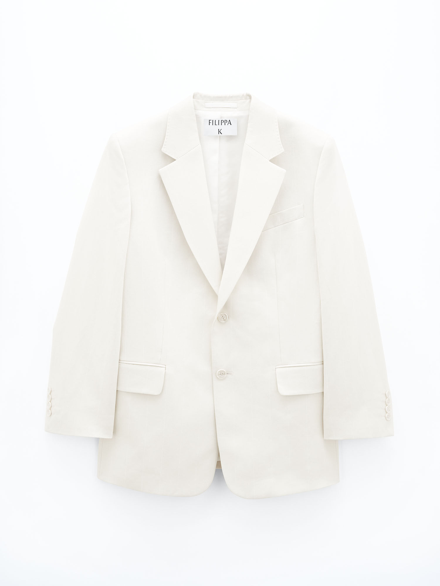 Tailored Pinstripe Blazer