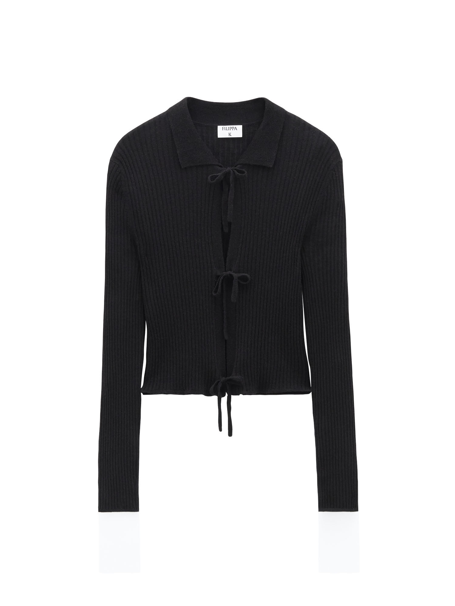 Cropped online cardigan sweater