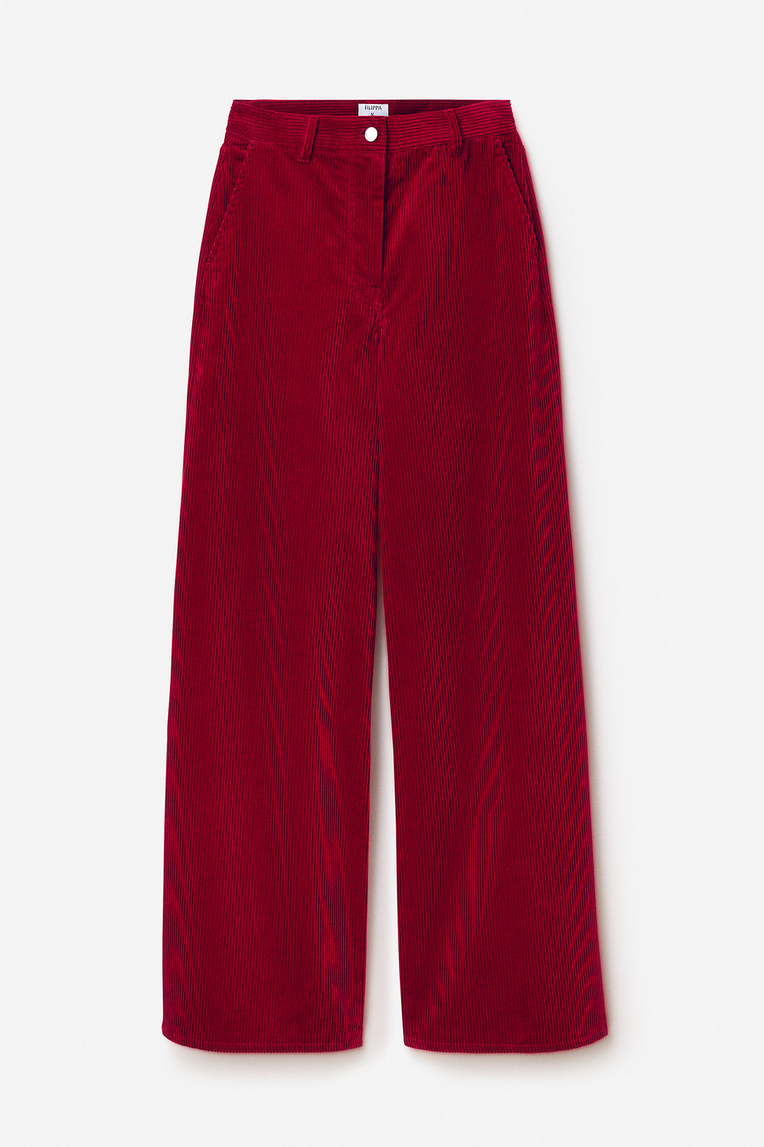 Wide Leg Corduroy Trousers