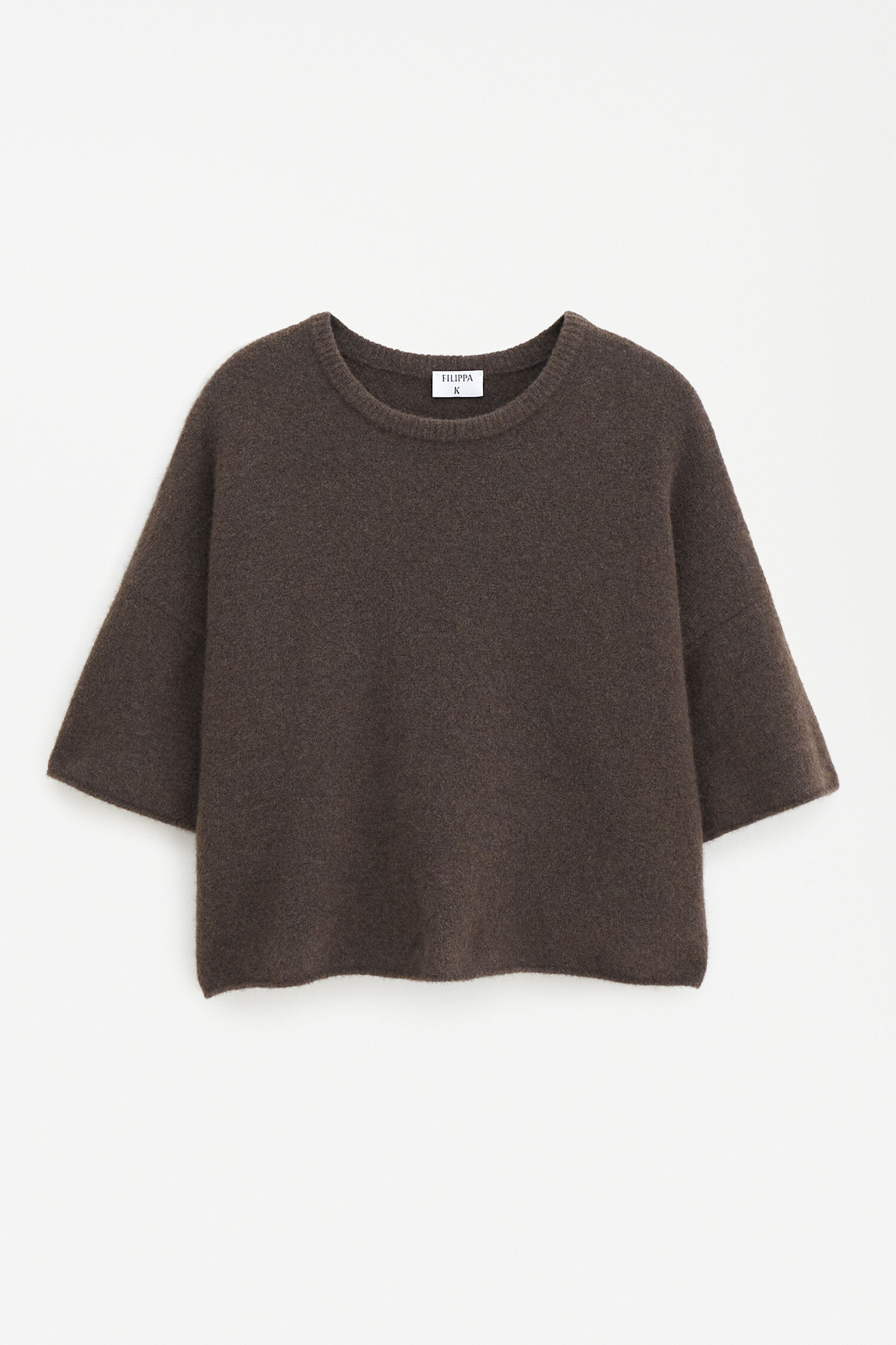 【関税込み】Filippa K ブラック リブTシャツ Fine Rib Tee - Black | FILIPPA K