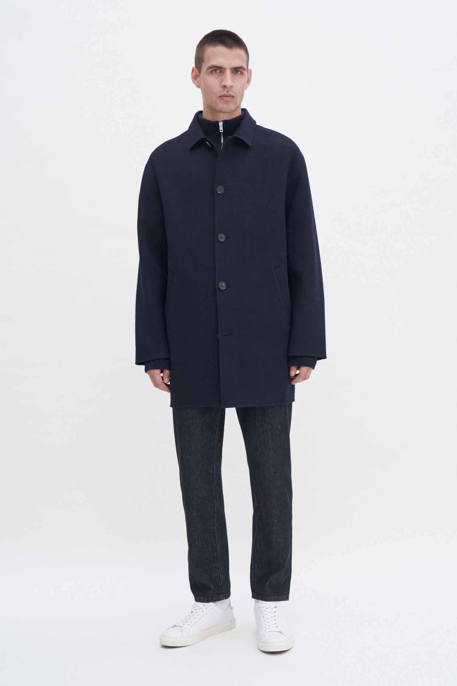 Doublé Wool Overcoat