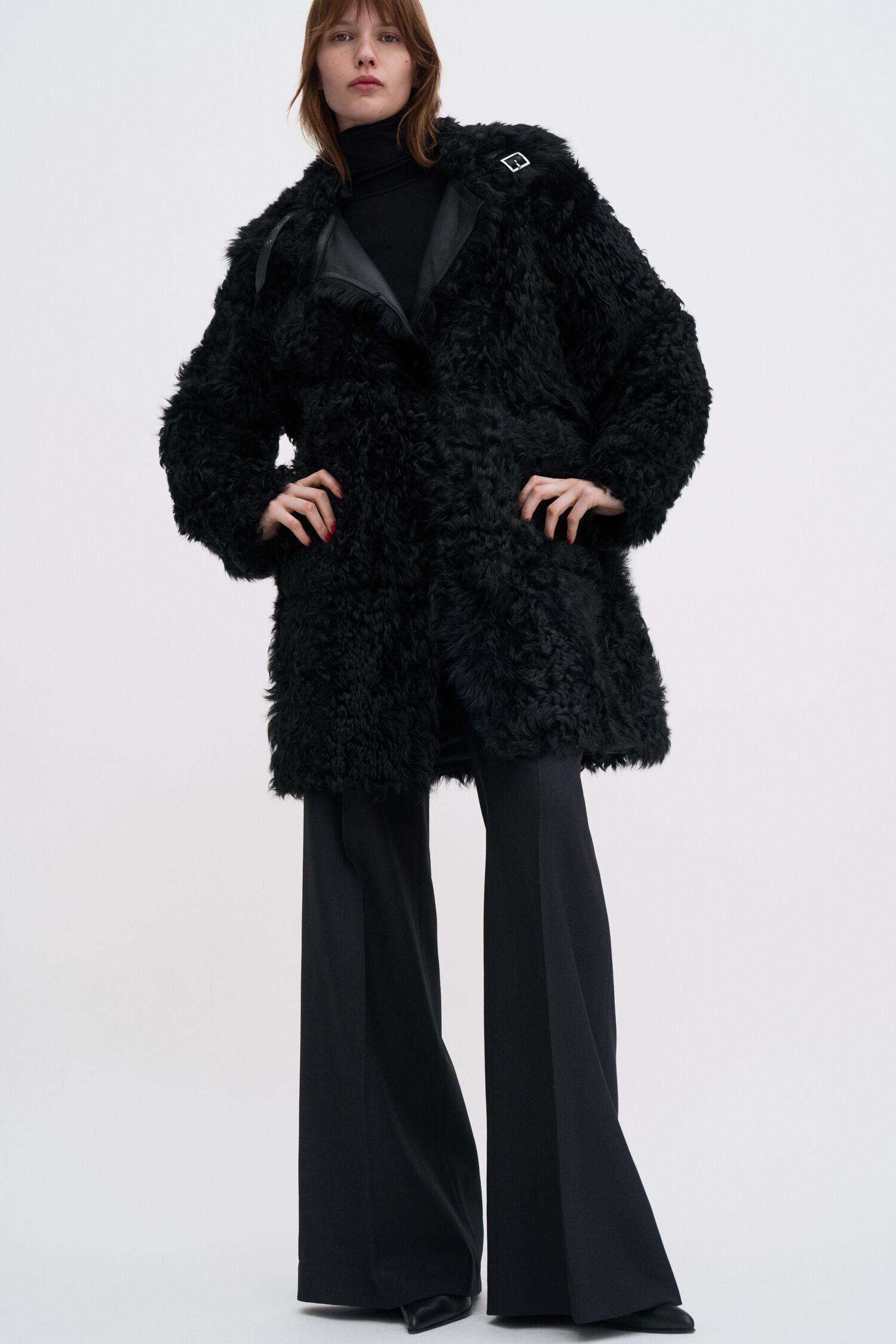 Reversible Shearling Coat