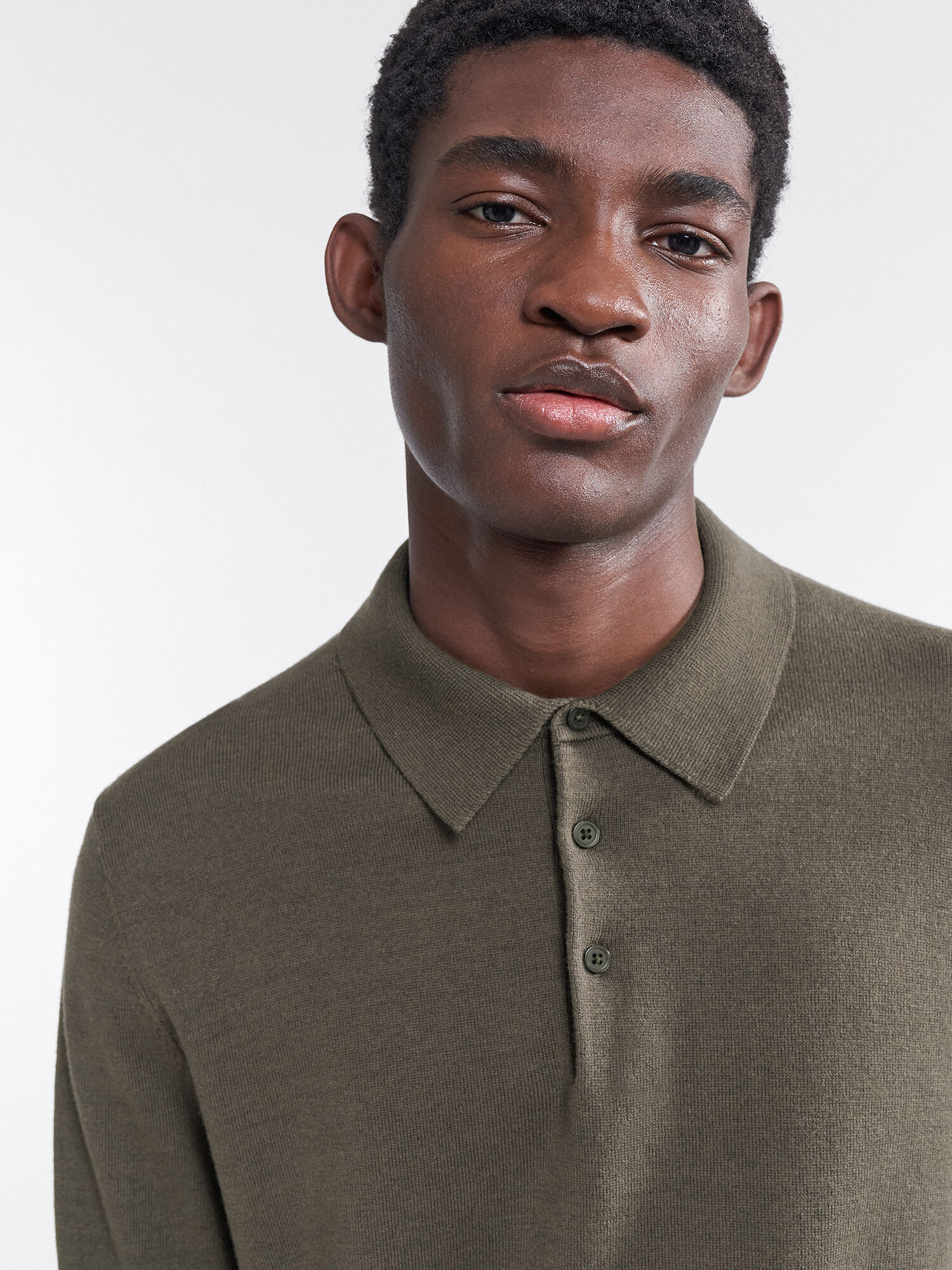 Cos cotton sale knit polo