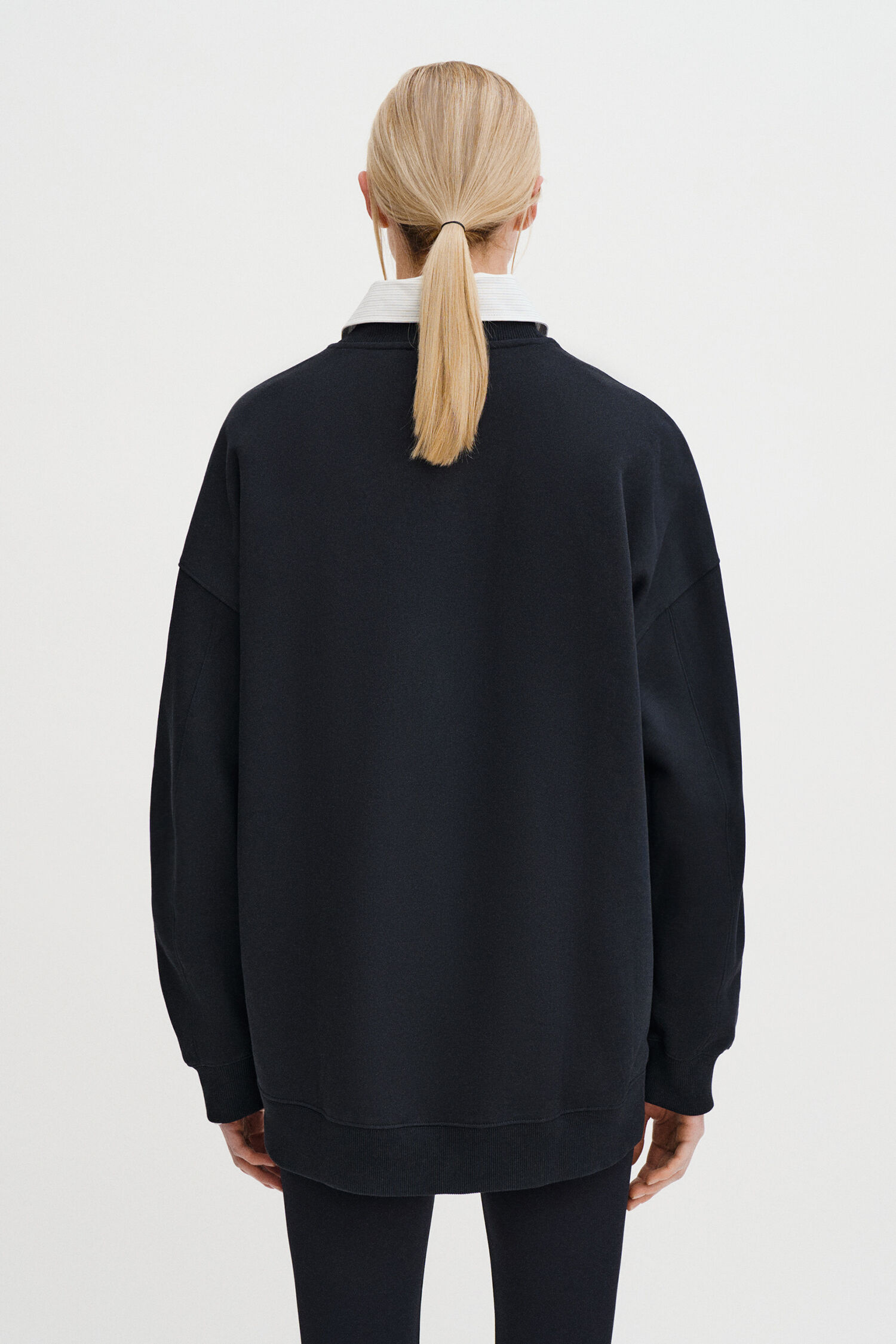Oversized Brushed Cotton Sweat