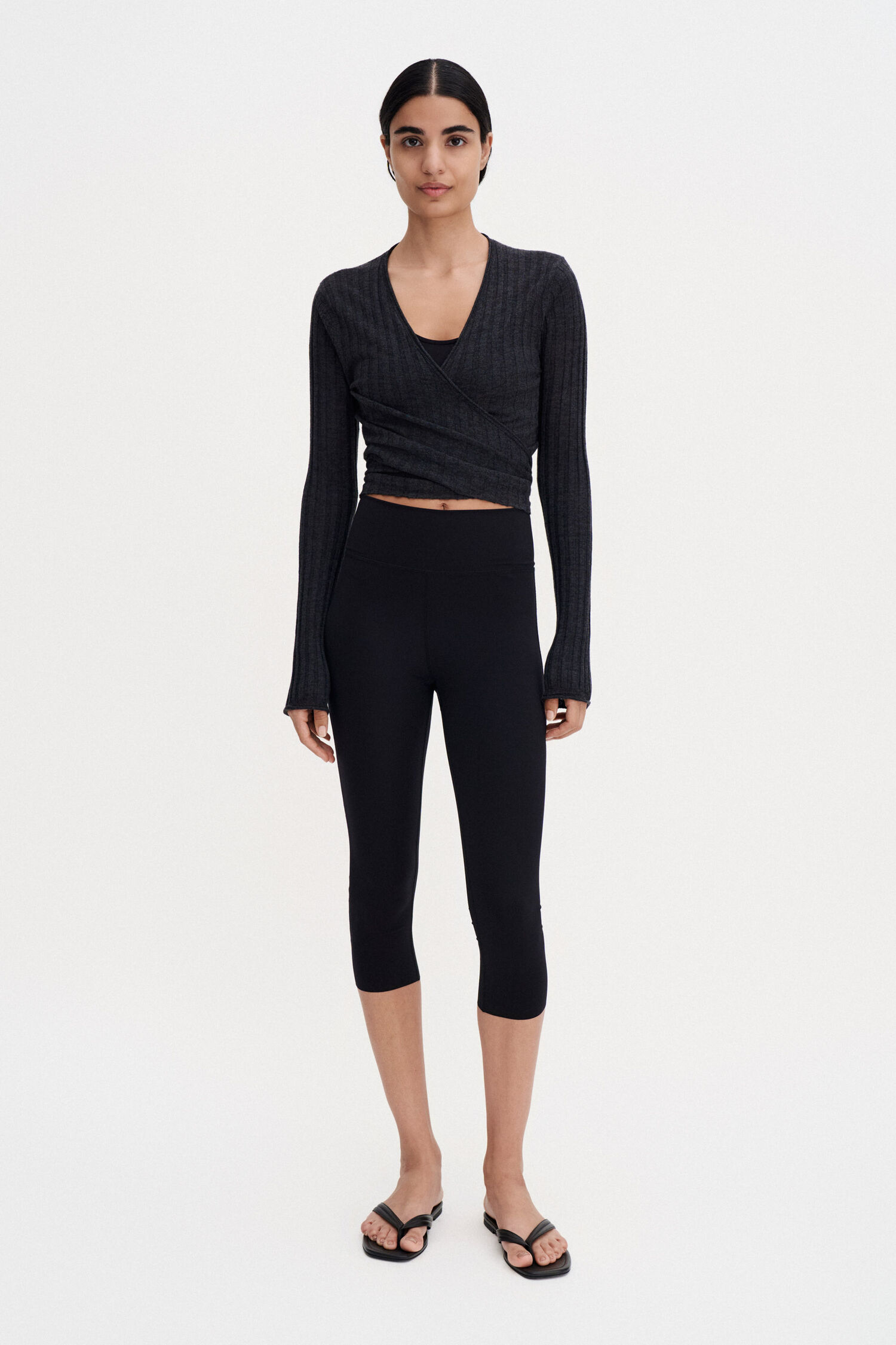 Knit Wrap Top