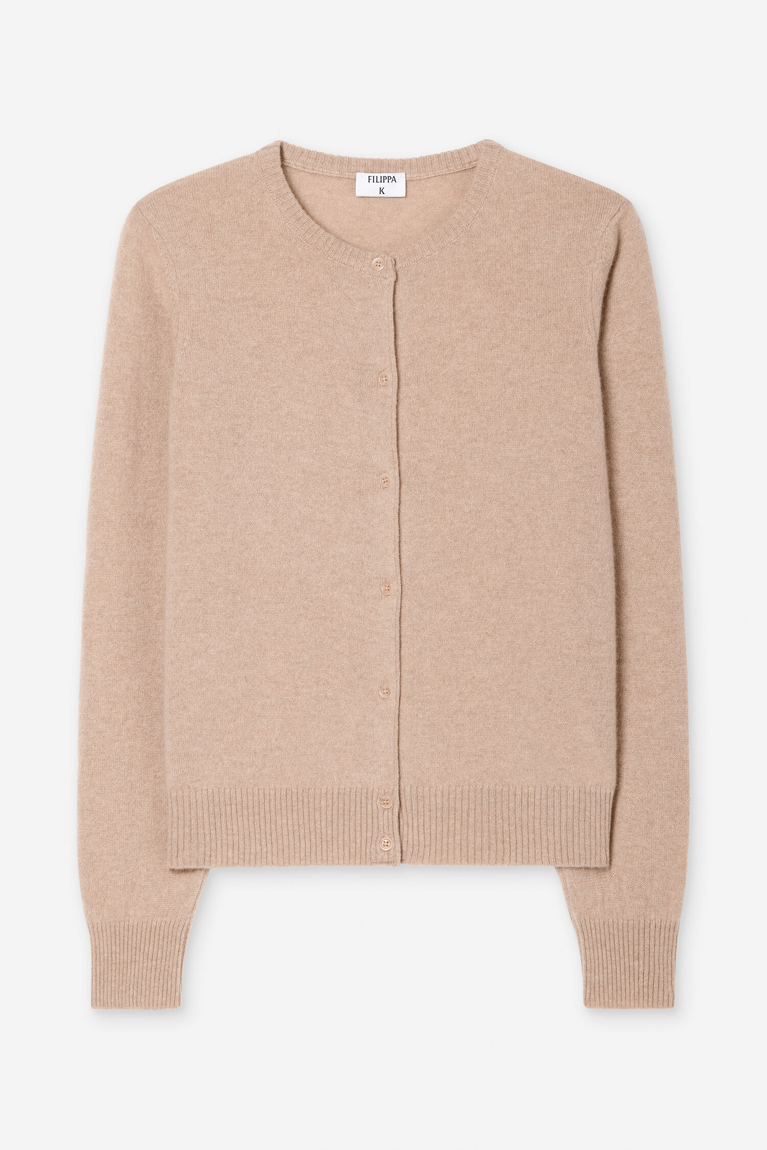 Cashmere Crewneck Cardigan