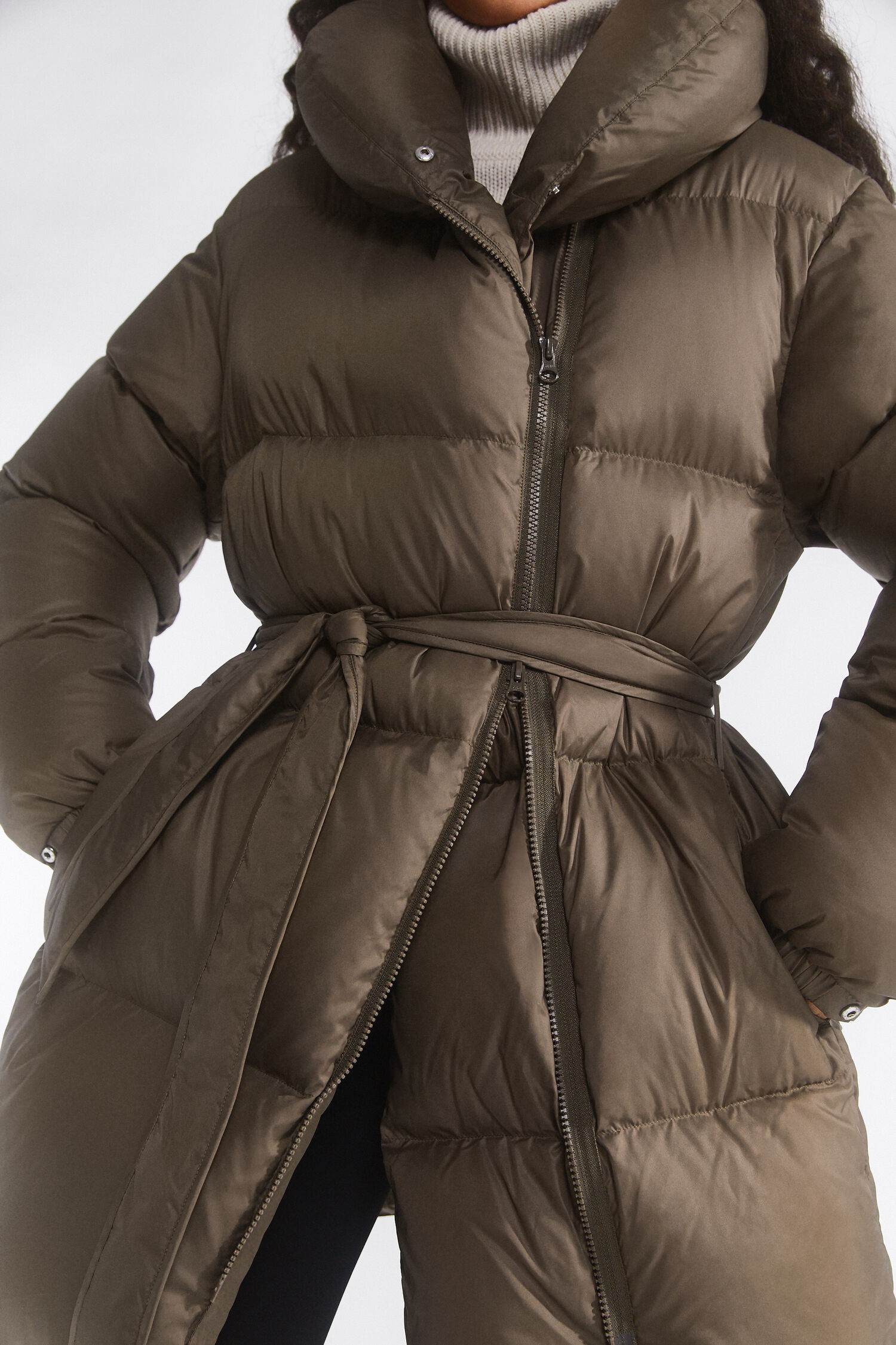 Belted Puffer Jacket