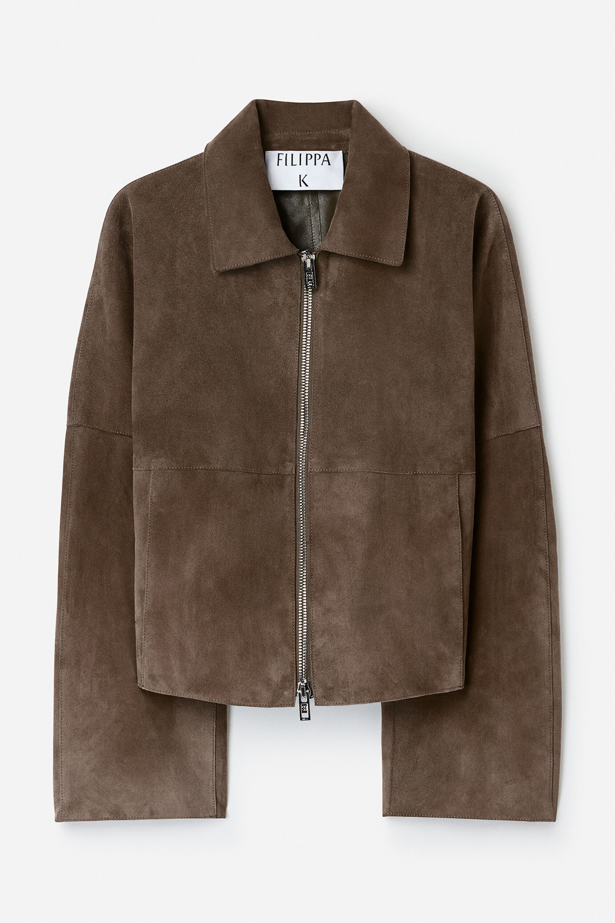 Suede Coach Jacket - Olive Green | FILIPPA K