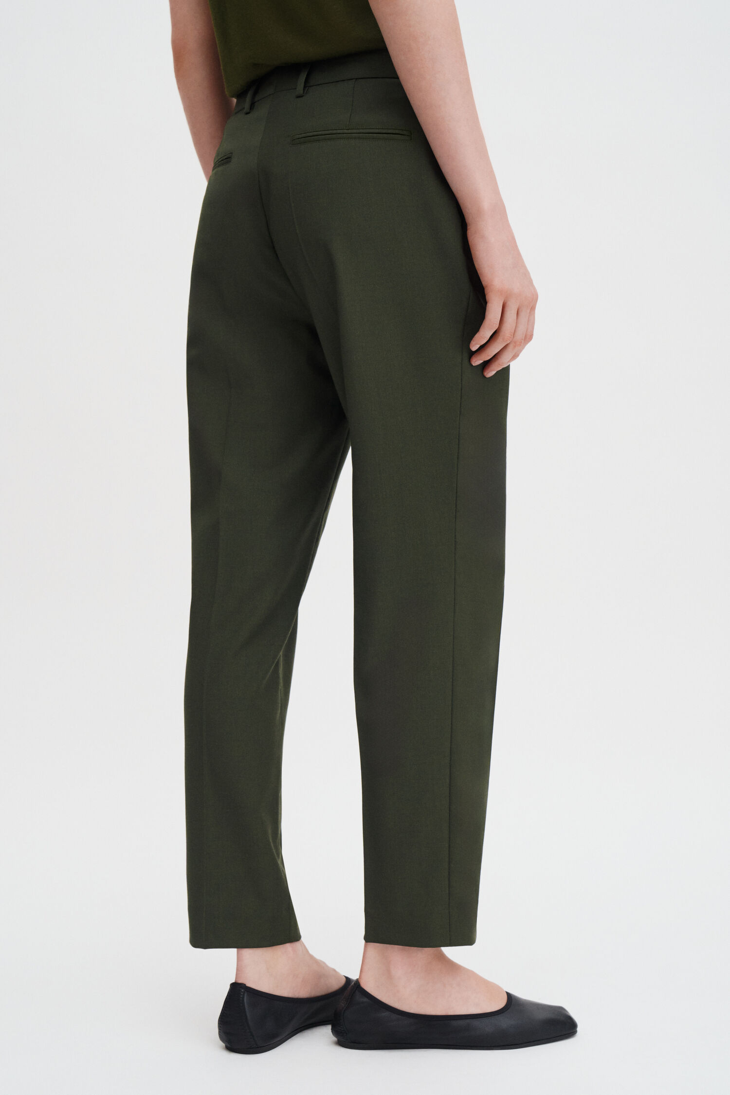 Emma Cropped Cool Wool Trouser