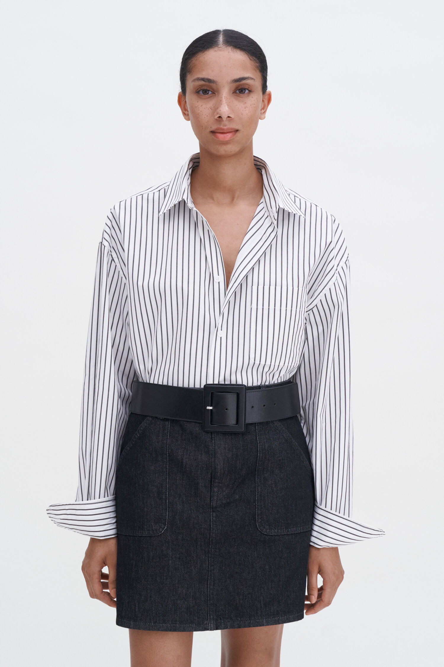 Patch Pocket Mini Skirt