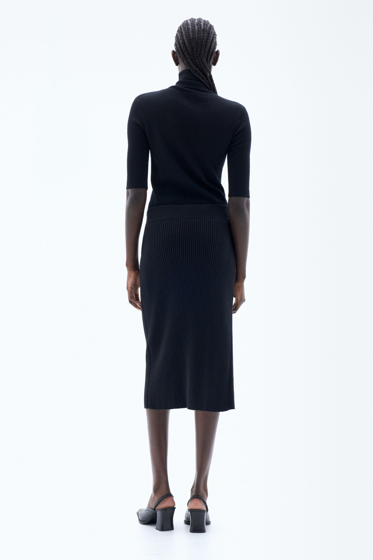 Asymmetric Braid Skirt