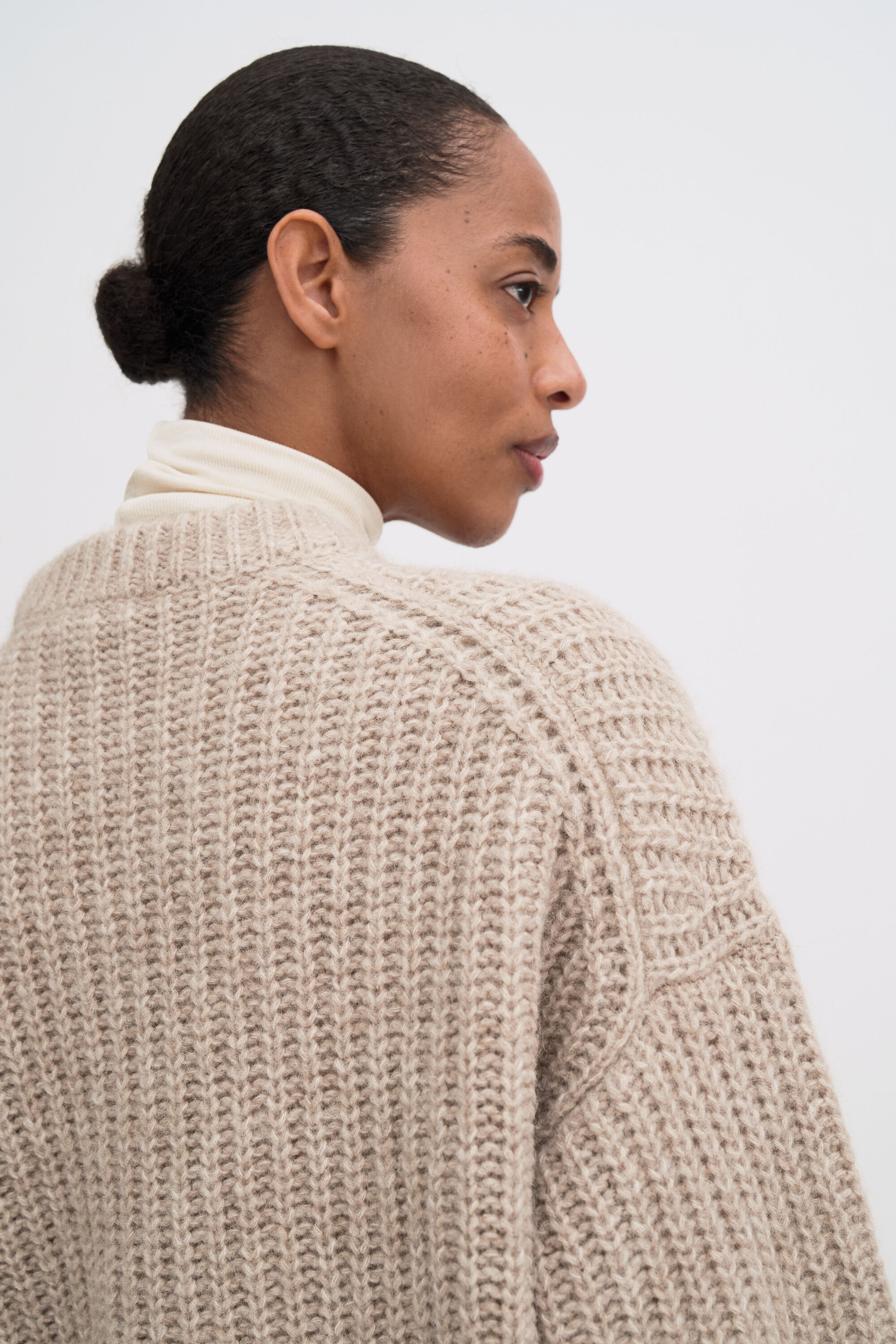 Soft Alpaca Sweater - Light Beige | FILIPPA K