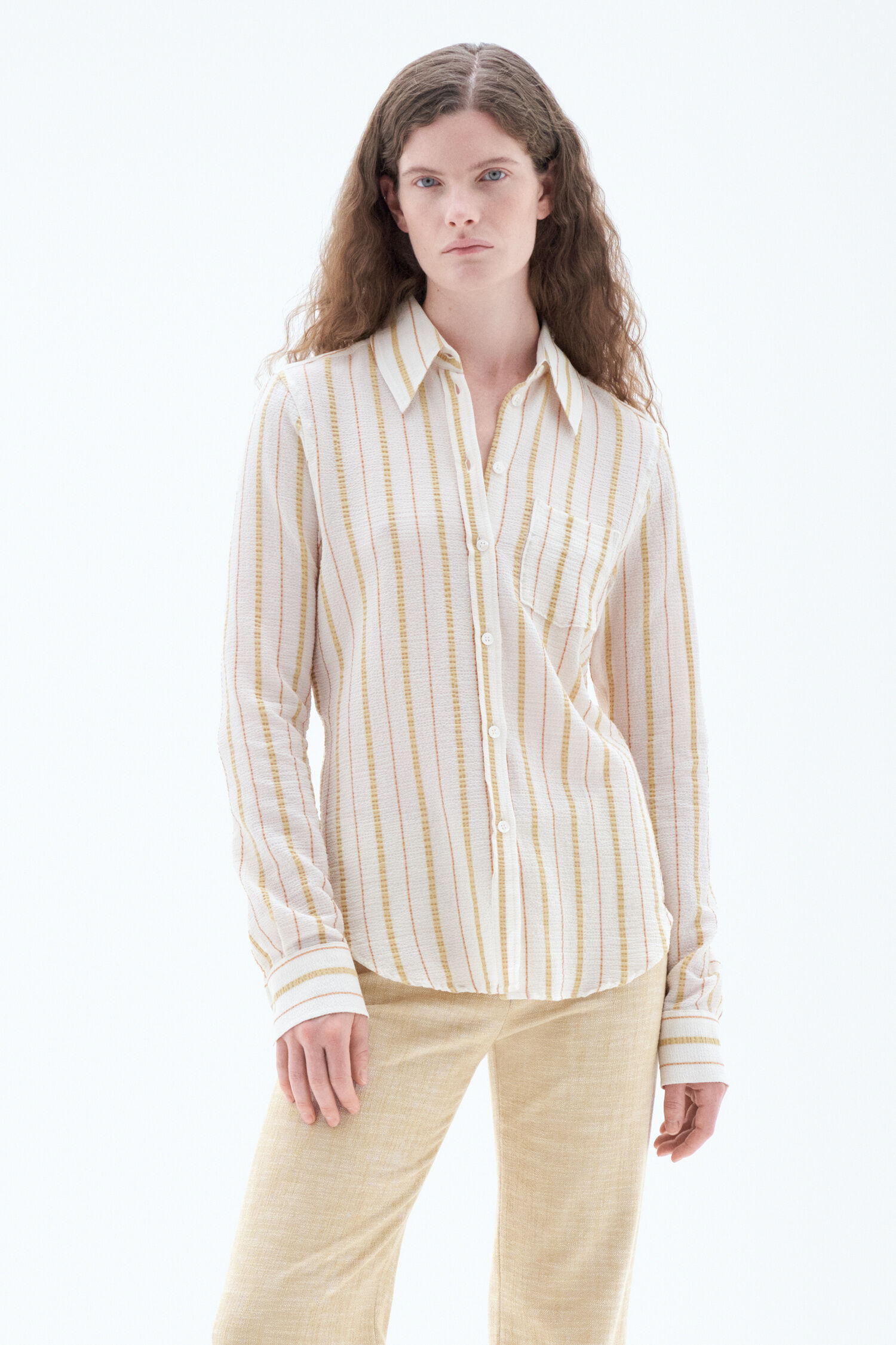 Seersucker Stripe Shirt