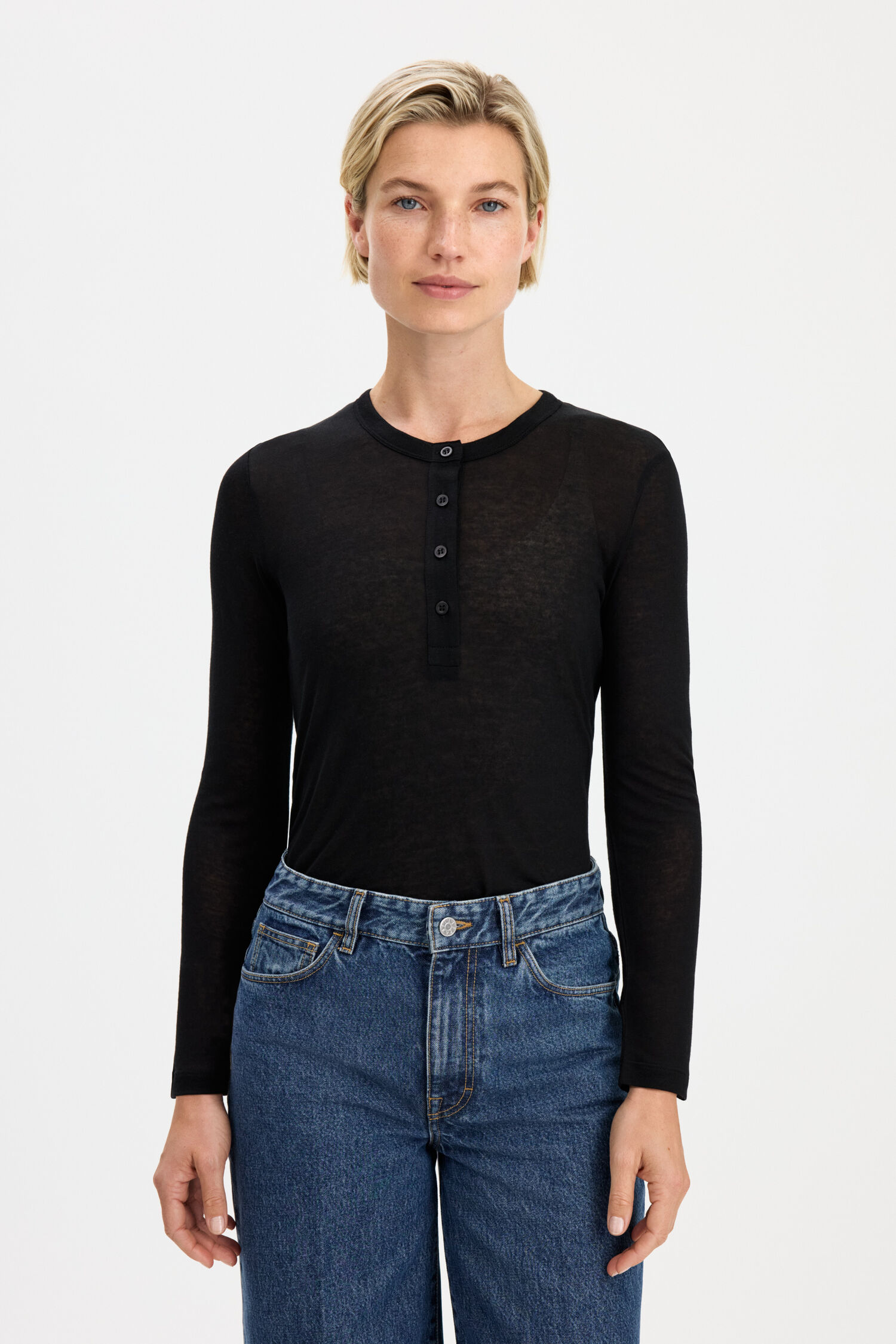 Lyocell Cashmere Henley