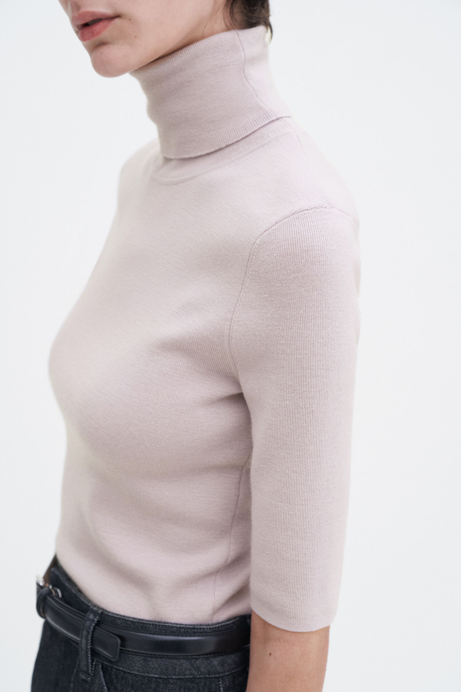 Merino Elbow Sleeve Top