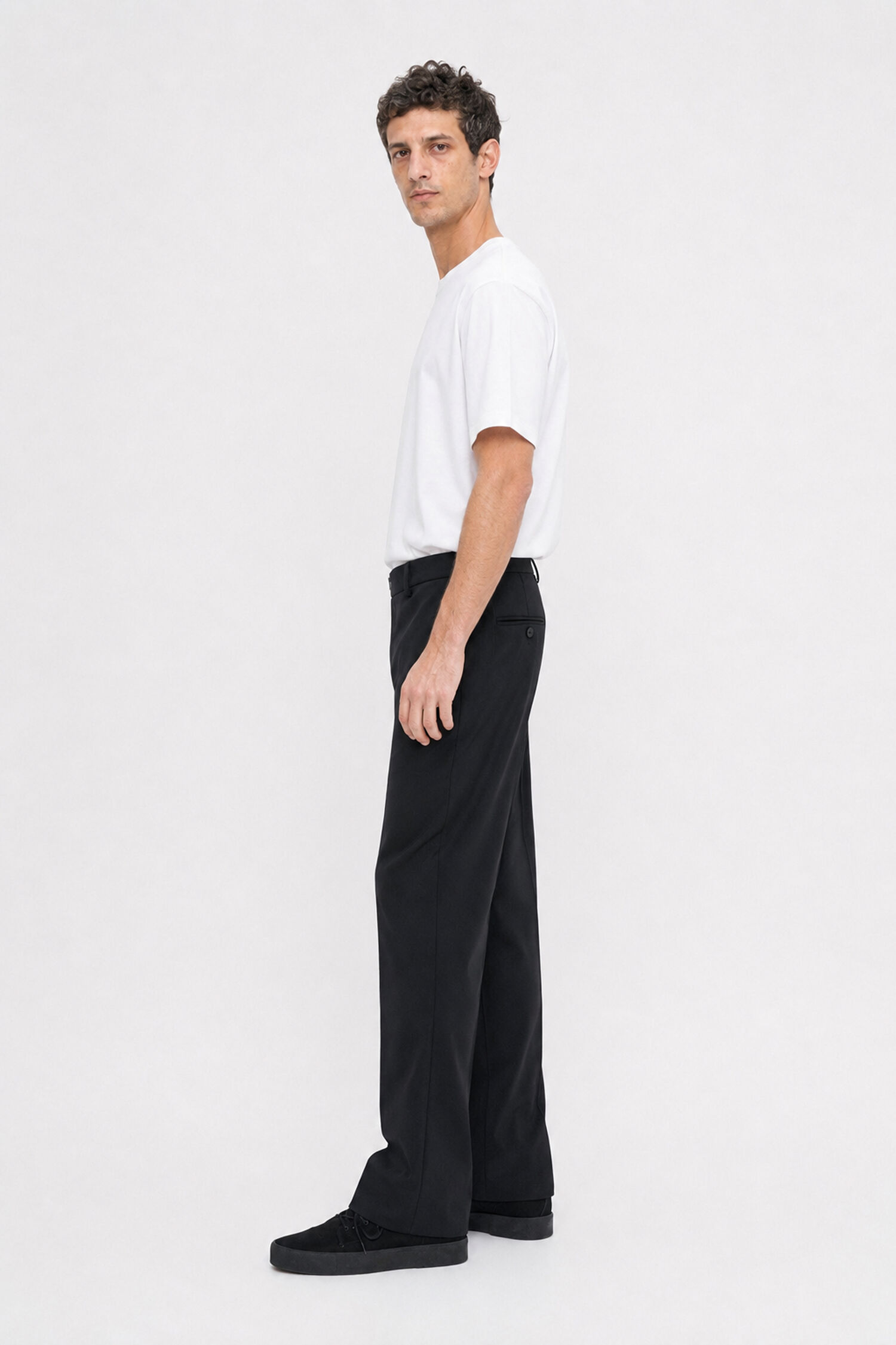 Bootcut Zip Trousers