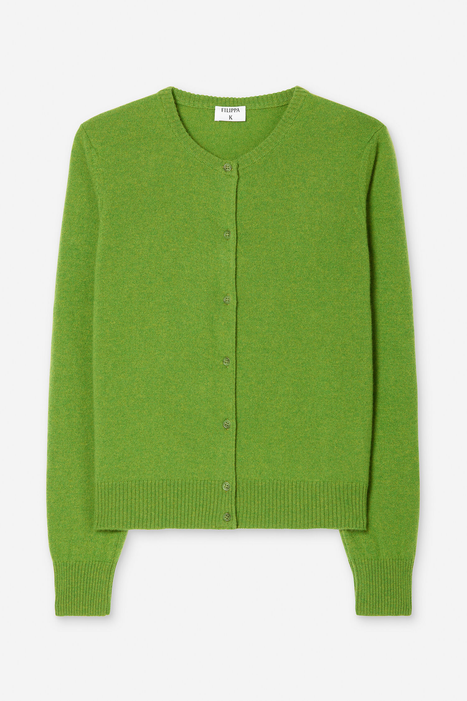 Cashmere Crewneck Cardigan