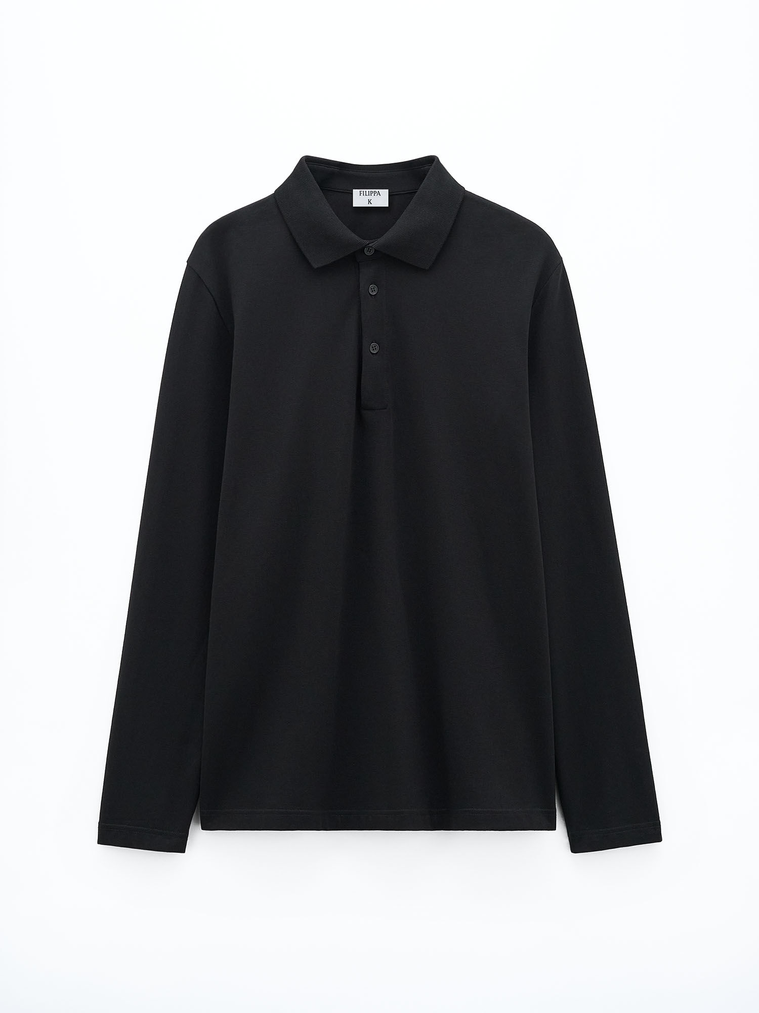 Luke Lycra Polo Shirt Black Filippa K