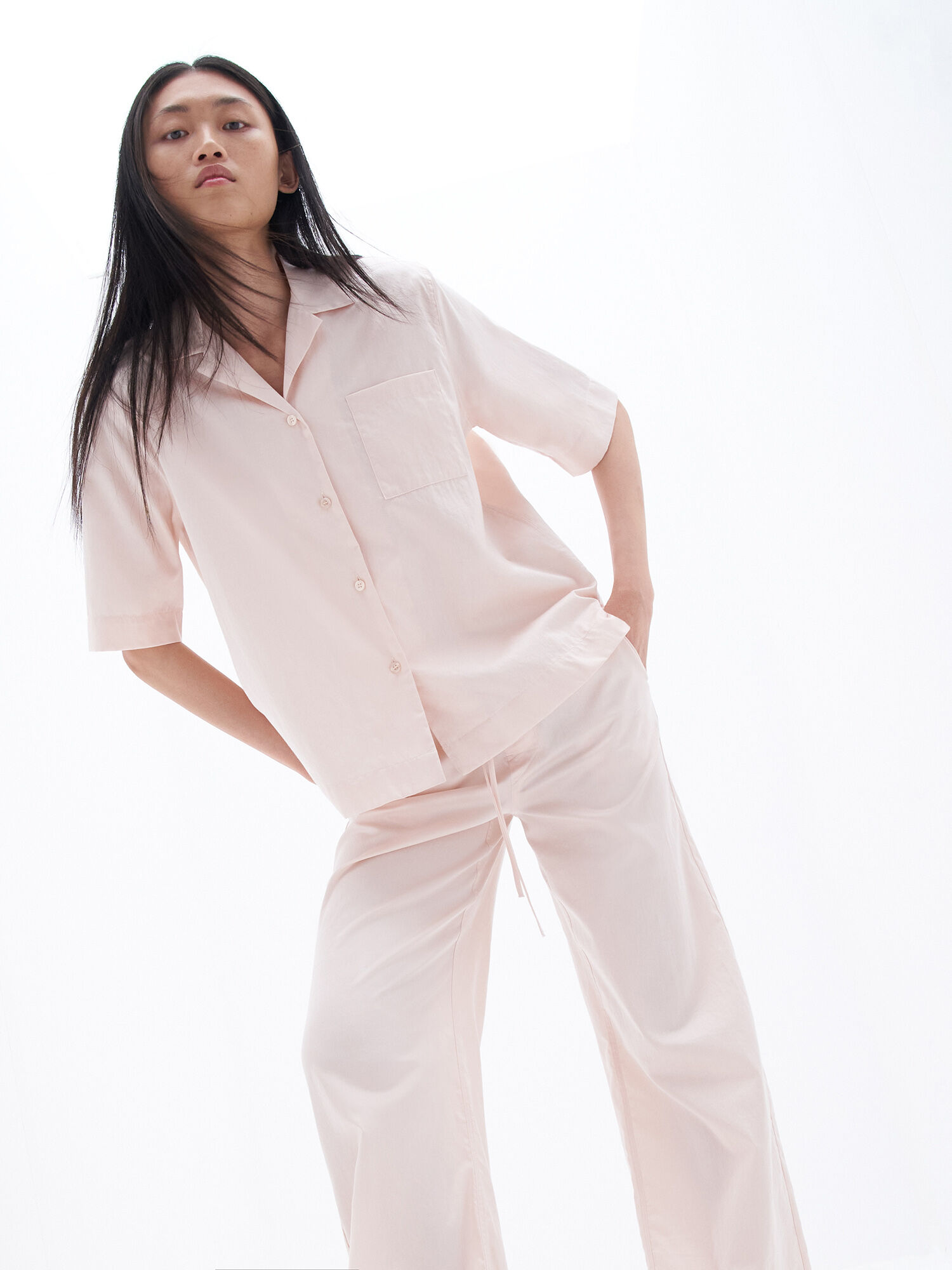 Pyjama Shirt Pale Rose Filippa K