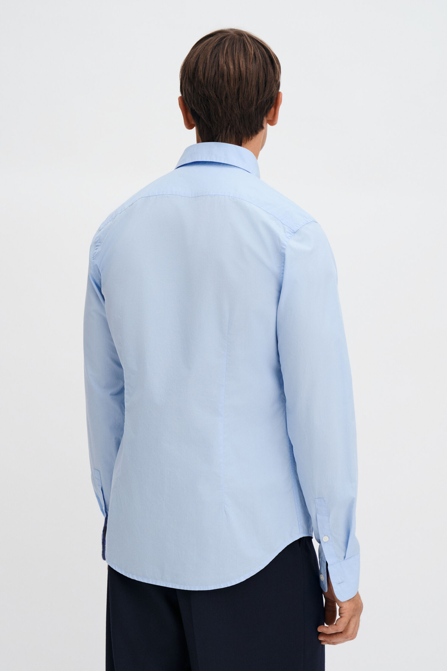 Slim Washed Cotton Shirt