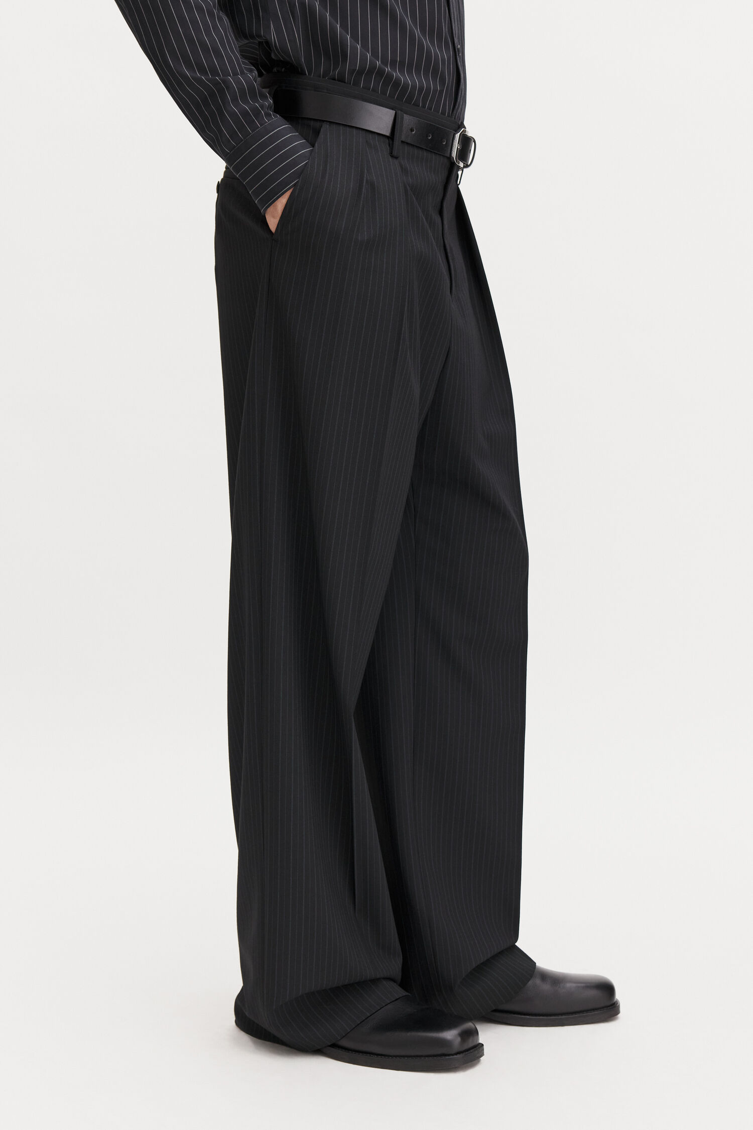 Milo Pinstripe Trousers
