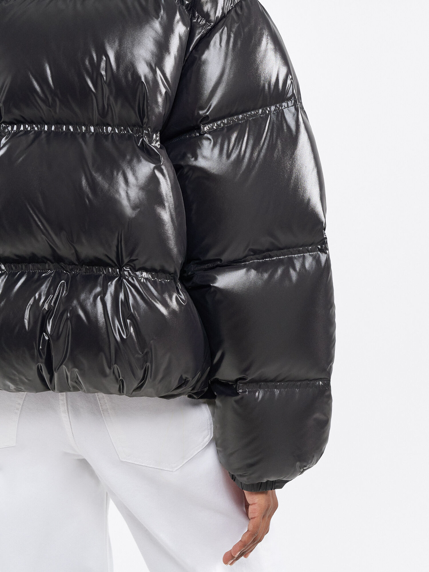 Gloss black 2024 puffer jacket