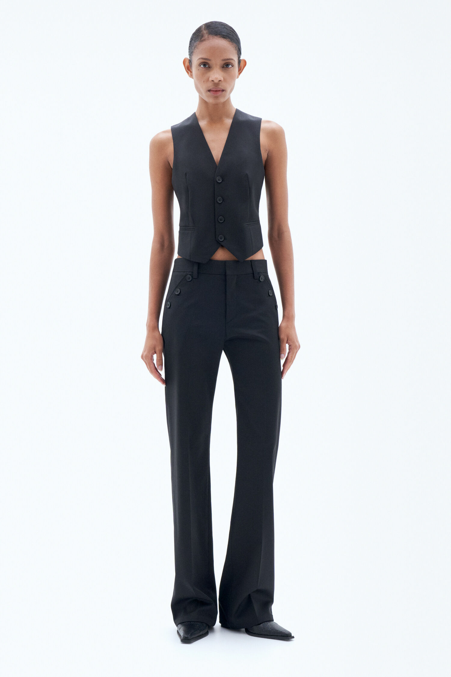 Straight Tailored Trousers