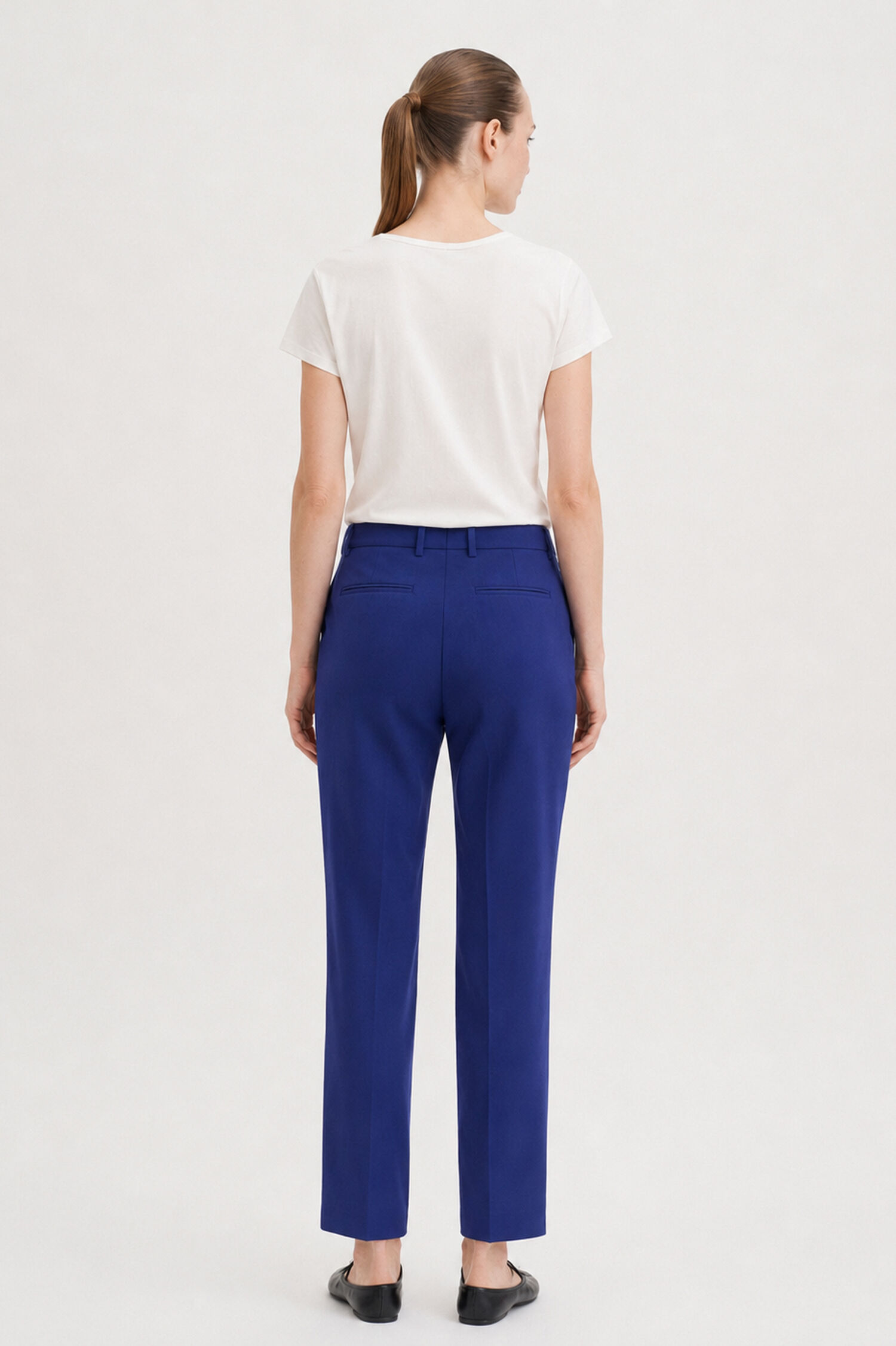 Emma Cropped Cool Wool Trousers